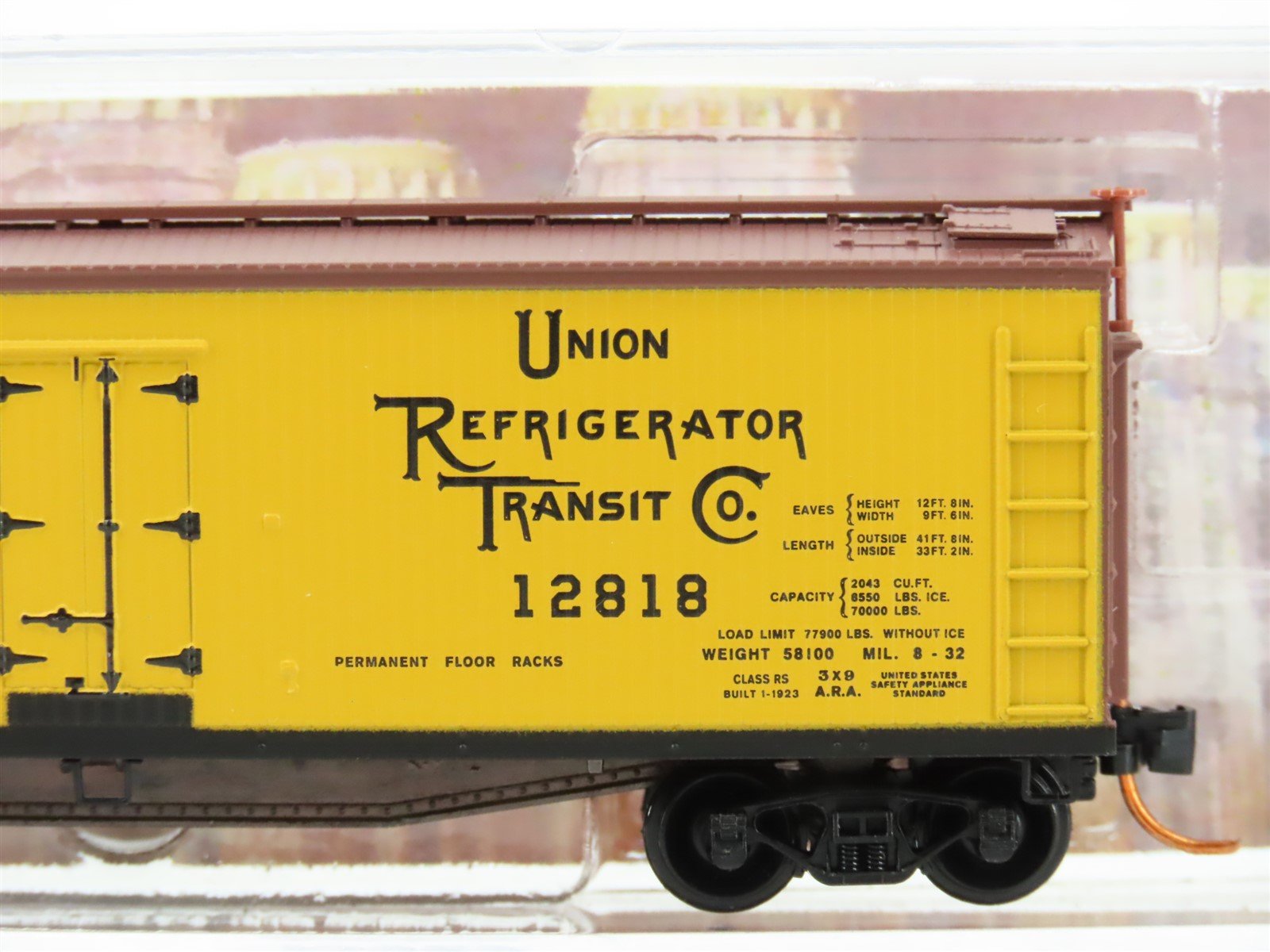 N Scale Micro-Trains MTL 04900650 URTC Prima Special 40' Wood Reefer #12818