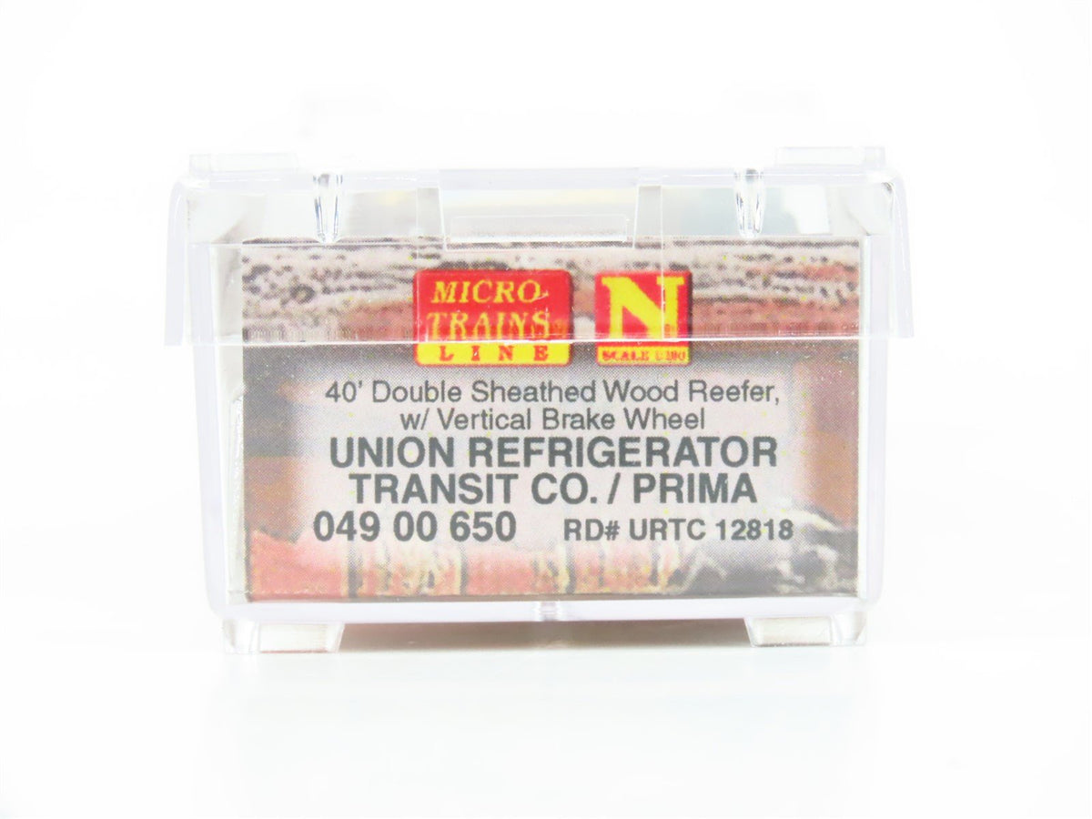 N Scale Micro-Trains MTL 04900650 URTC Prima Special 40&#39; Wood Reefer #12818