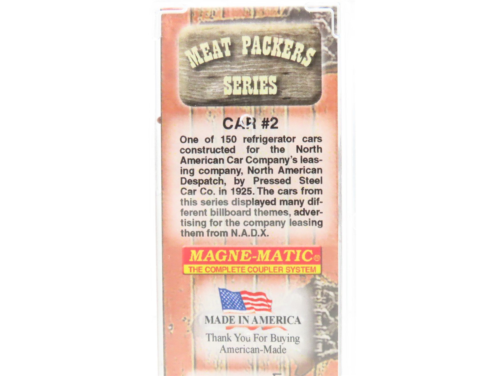 N Scale Micro-Trains MTL 05800516 NADX Chaswolff Packing 36' Wood Reefer #3149