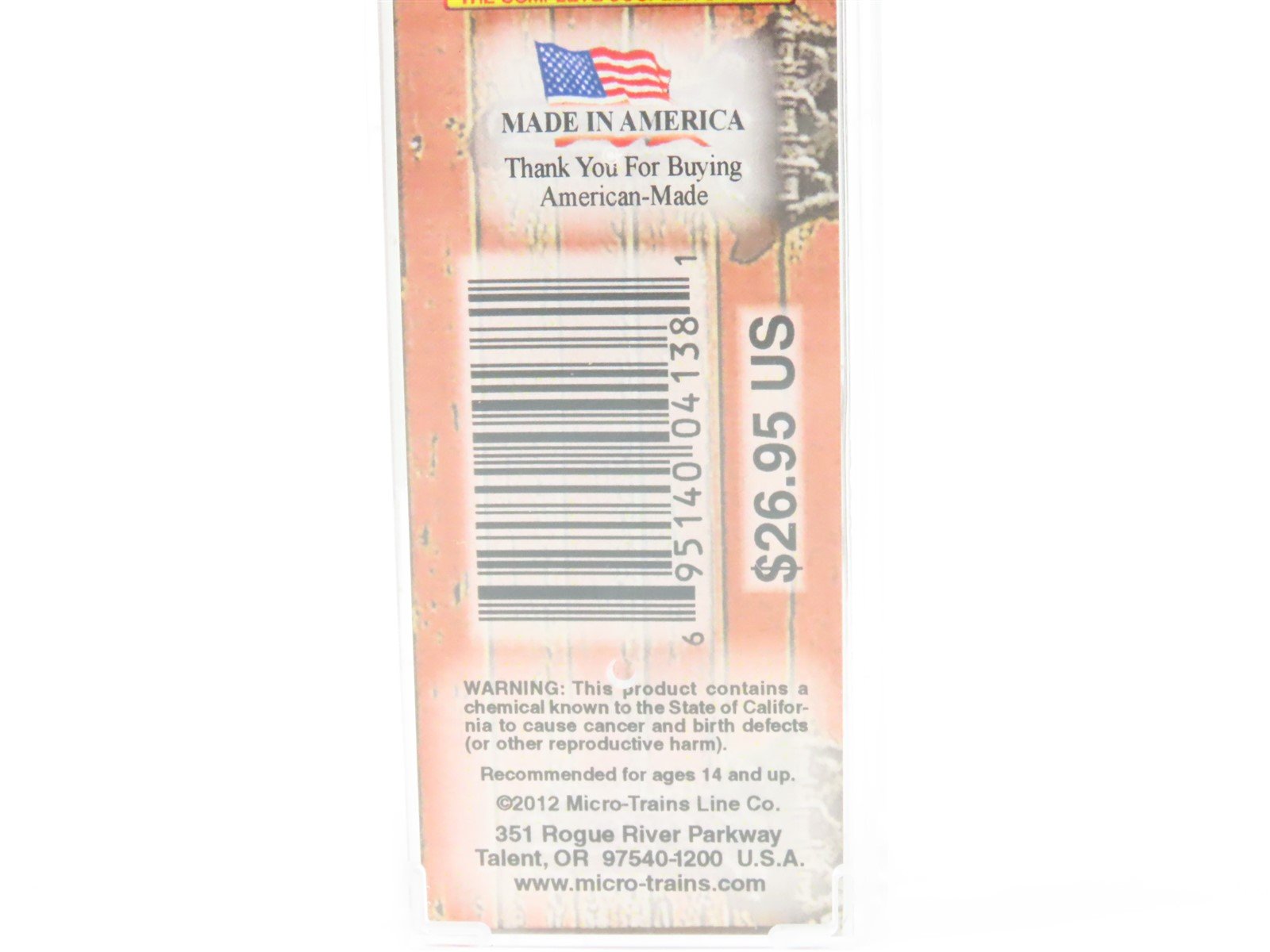 N Scale Micro-Trains MTL 05800516 NADX Chaswolff Packing 36' Wood Reefer #3149