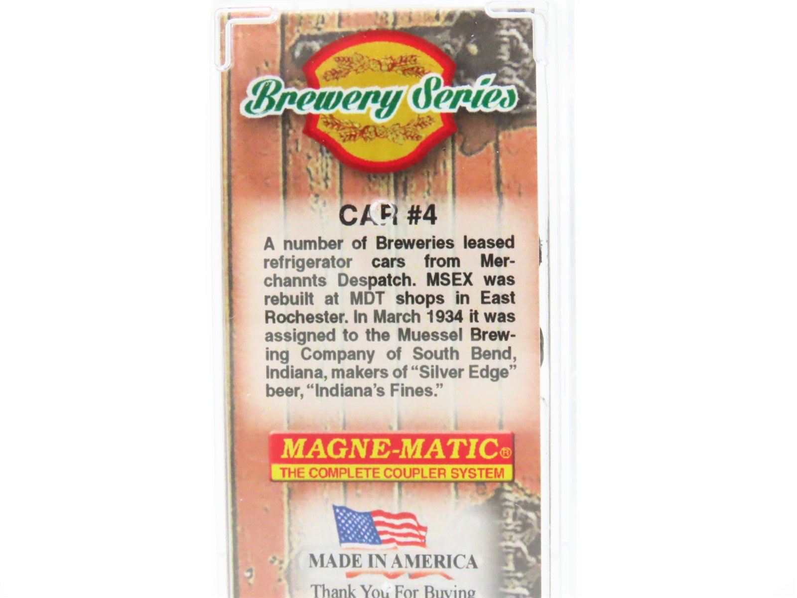 N Scale Micro-Trains MTL 04900670 MSEX Muessel Silver Edge Beer 40' Reefer #1002