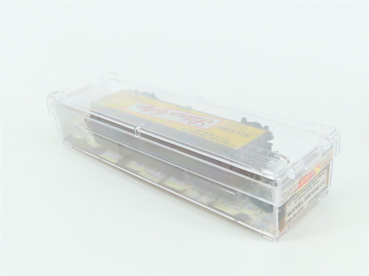 N Scale Micro-Trains MTL 04900670 MSEX Muessel Silver Edge Beer 40&#39; Reefer #1002