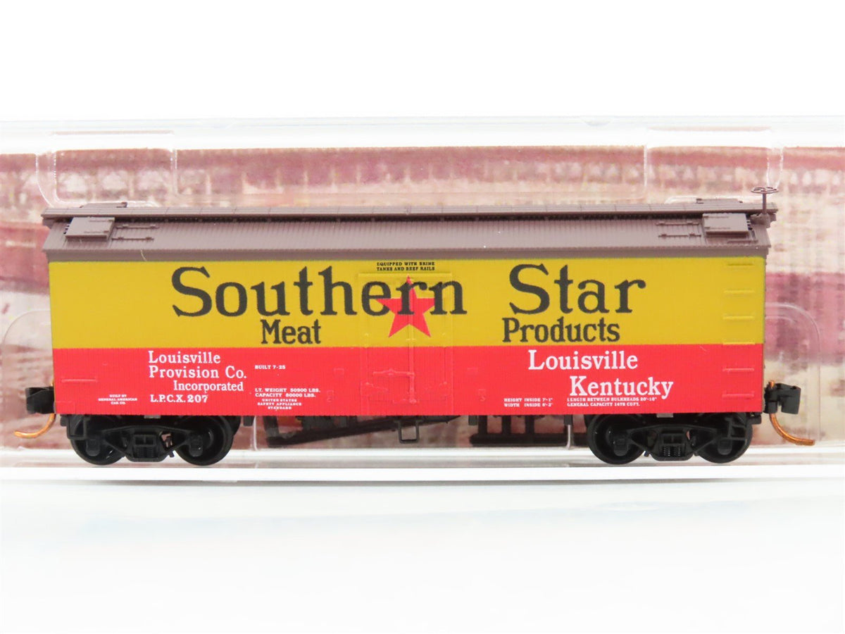 N Scale Micro-Trains MTL 05800526 LPCX Southern Star 36&#39; Wood Reefer #207