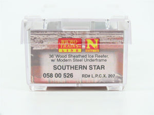N Scale Micro-Trains MTL 05800526 LPCX Southern Star 36' Wood Reefer #207