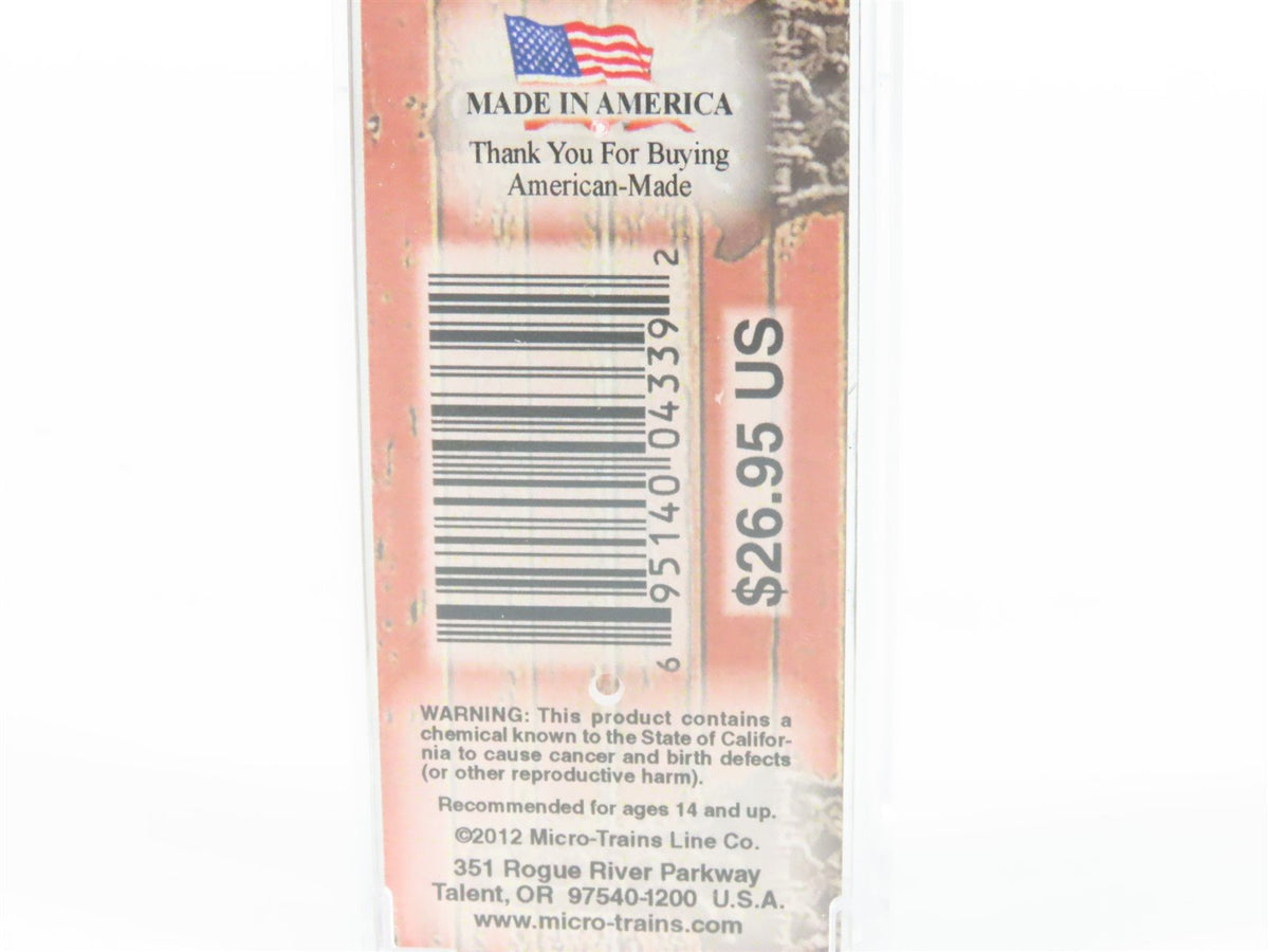 N Scale Micro-Trains MTL 04900620 QREX Boote&#39;s Hatcheries 40&#39; Wood Reefer #90534