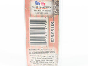 N Scale Micro-Trains MTL 04900620 QREX Boote's Hatcheries 40' Wood Reefer #90534