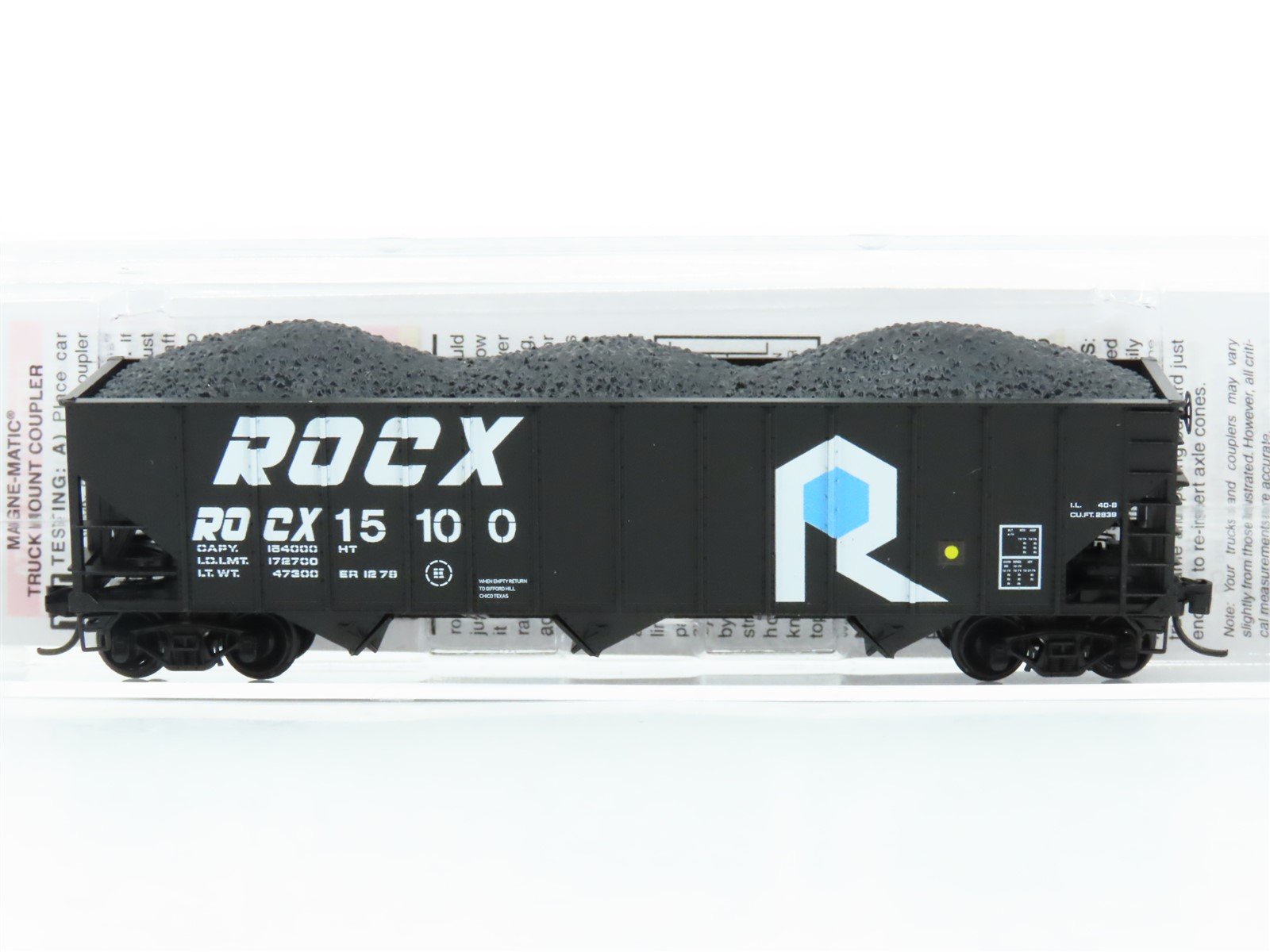 N Scale Micro-Trains MTL 10800400 ROCX Rock Island 3-Bay Open Hopper #15100