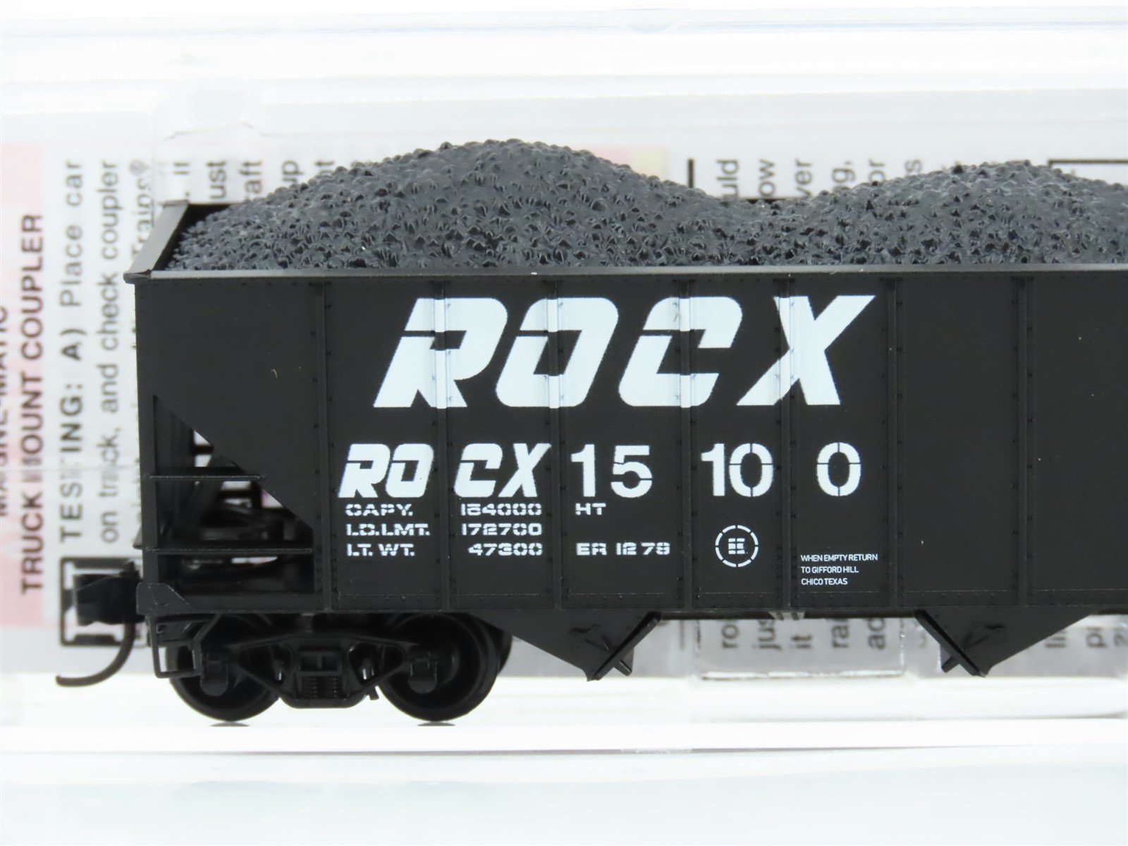 N Scale Micro-Trains MTL 10800400 ROCX Rock Island 3-Bay Open Hopper #15100