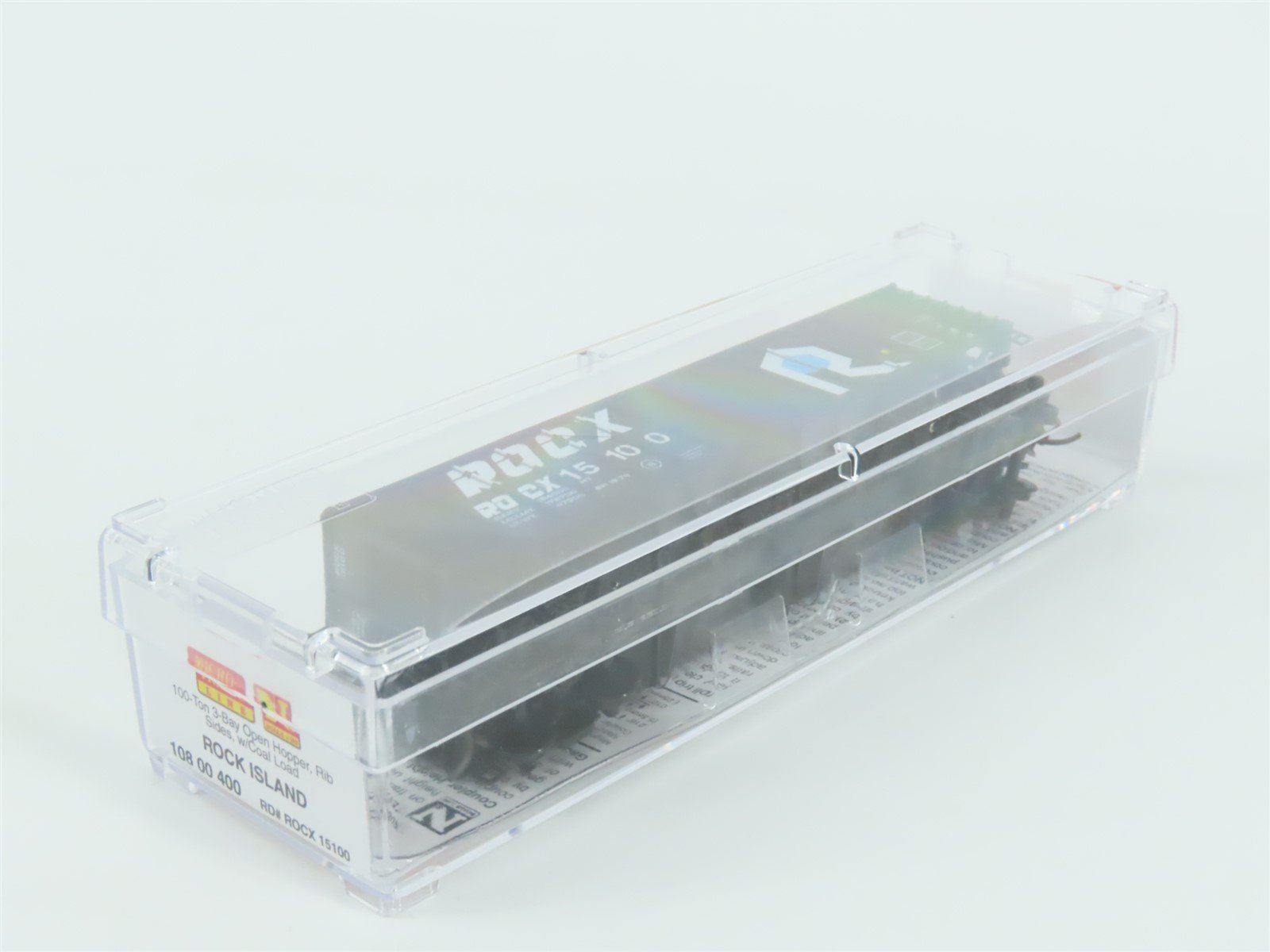 N Scale Micro-Trains MTL 10800400 ROCX Rock Island 3-Bay Open Hopper #15100