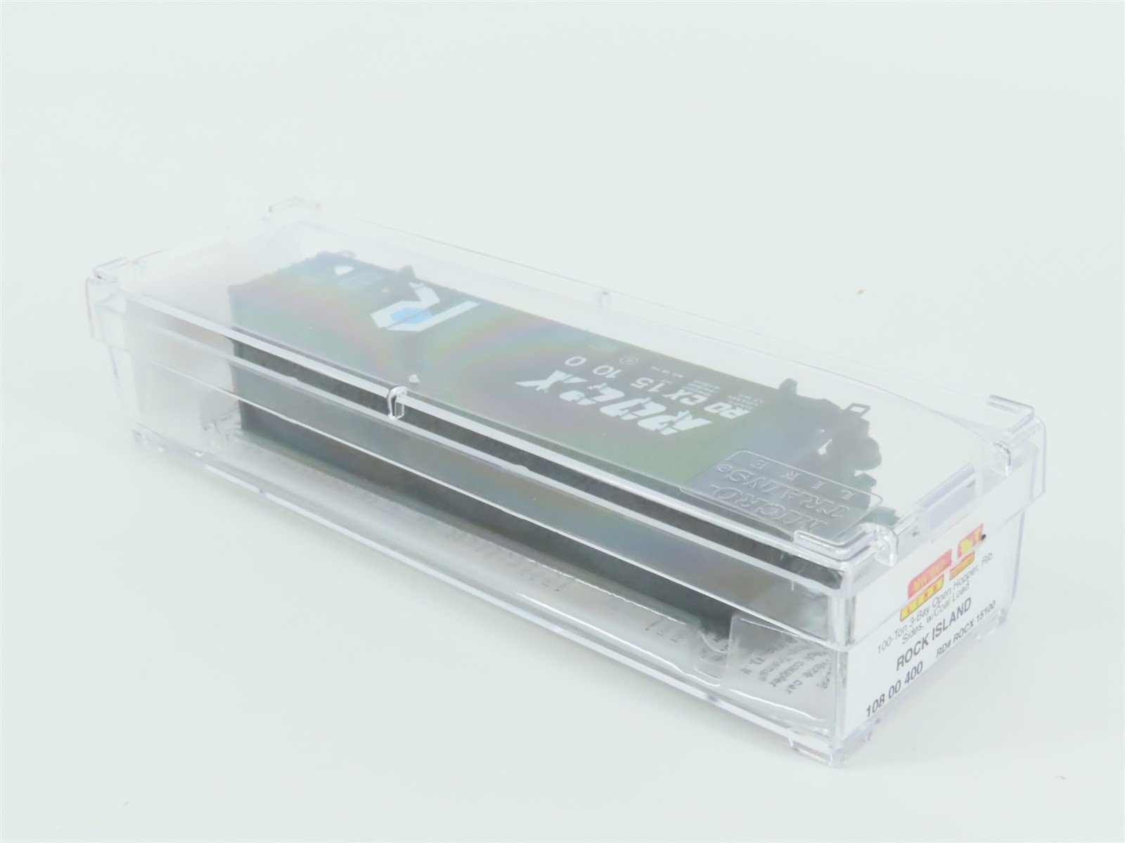 N Scale Micro-Trains MTL 10800400 ROCX Rock Island 3-Bay Open Hopper #15100