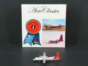1:400 Aero Classics Die-Cast Bonanza Airlines Fairchild F-27 Airliner