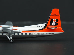 1:400 Aero Classics Die-Cast Bonanza Airlines Fairchild F-27 Airliner
