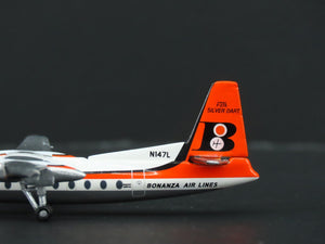 1:400 Aero Classics Die-Cast Bonanza Airlines Fairchild F-27 Airliner