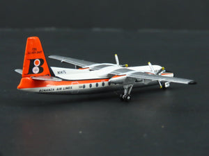1:400 Aero Classics Die-Cast Bonanza Airlines Fairchild F-27 Airliner