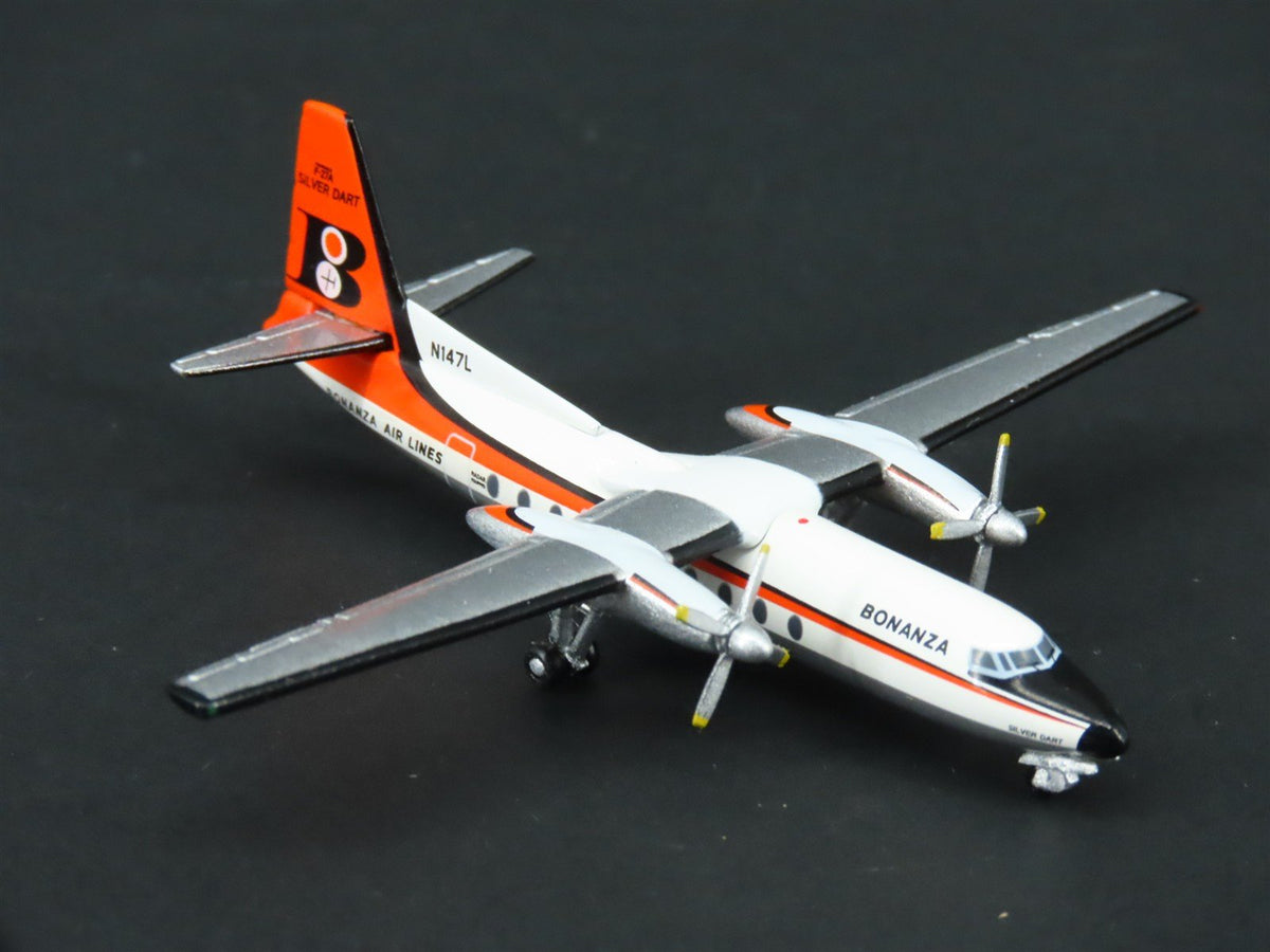 1:400 Aero Classics Die-Cast Bonanza Airlines Fairchild F-27 Airliner