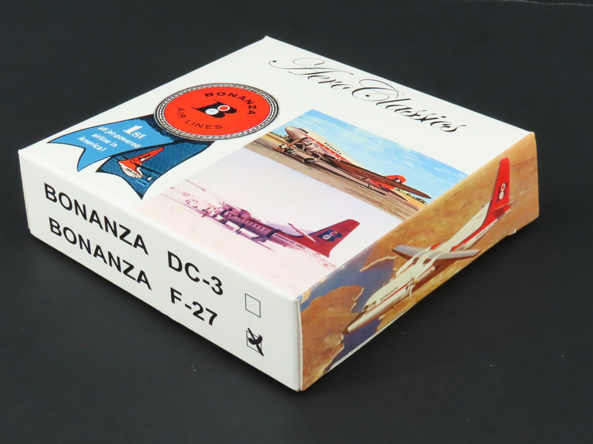 1:400 Aero Classics Die-Cast Bonanza Airlines Fairchild F-27 Airliner