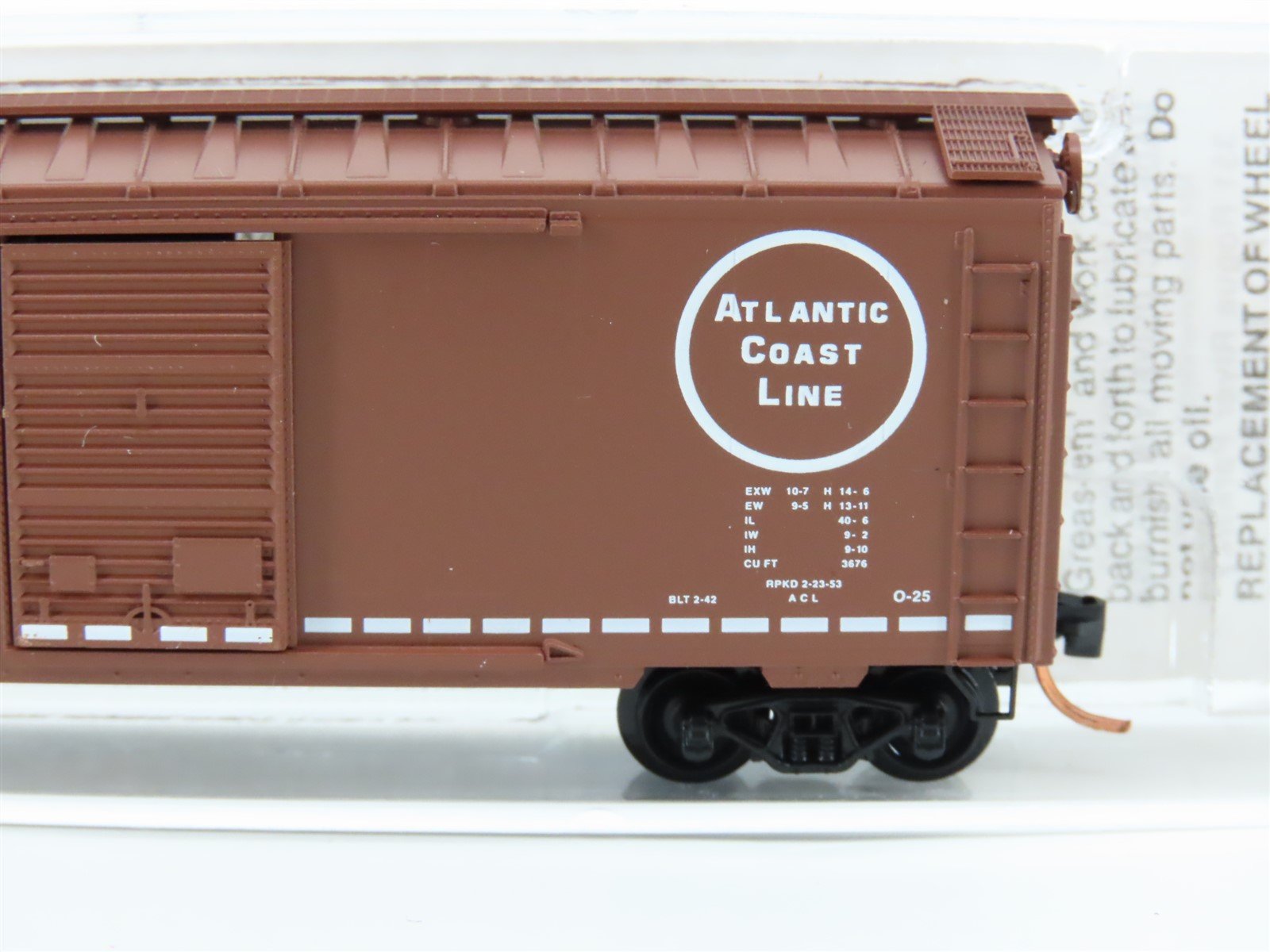 N Micro-Trains MTL 20636 ACL Atlantic Coast Line 40' Standard Boxcar #21003