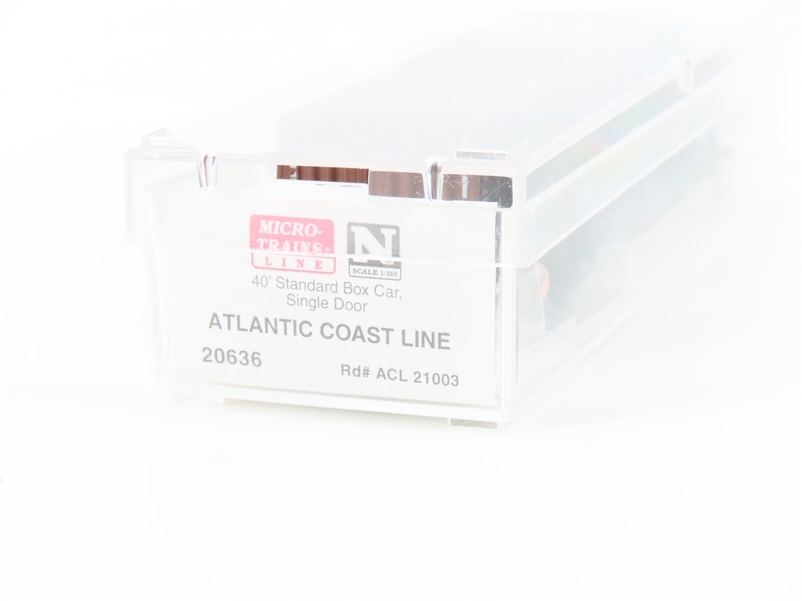 N Micro-Trains MTL 20636 ACL Atlantic Coast Line 40' Standard Boxcar #21003