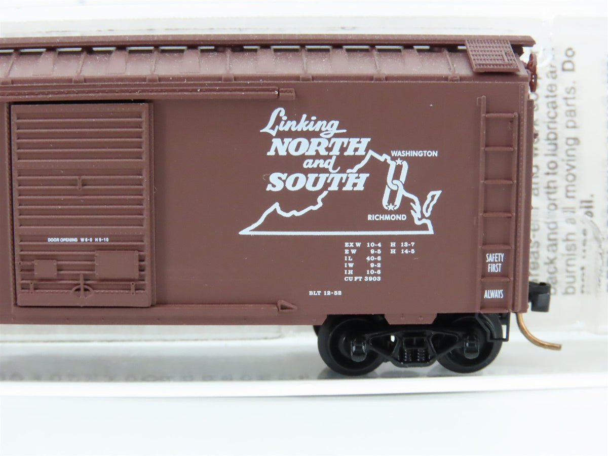 N Scale Micro-Trains MTL 20516 RFP &quot;Linking North &amp; South&quot; 40&#39; Boxcar #2838