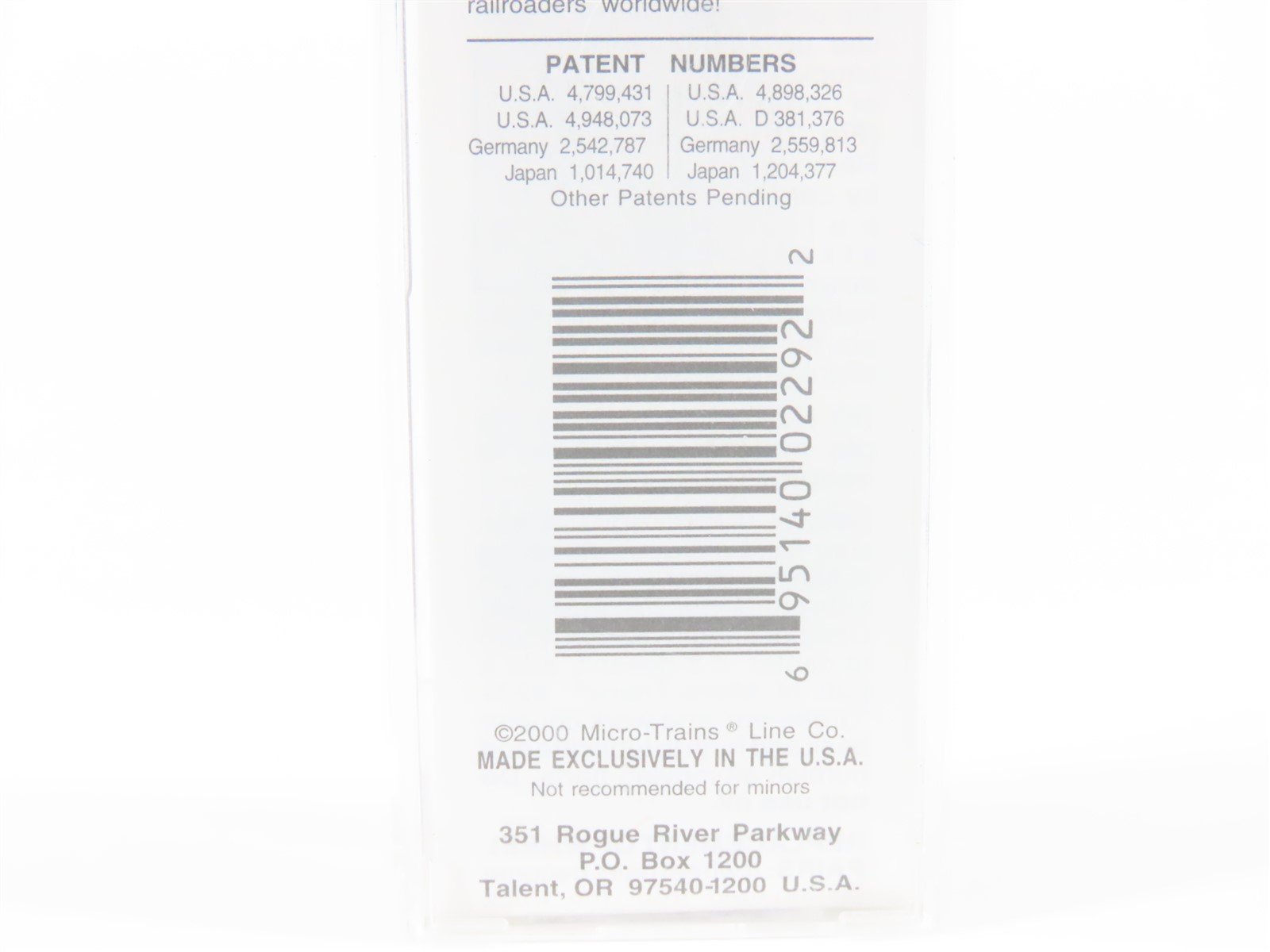 N Scale Micro-Trains MTL 20516 RFP 