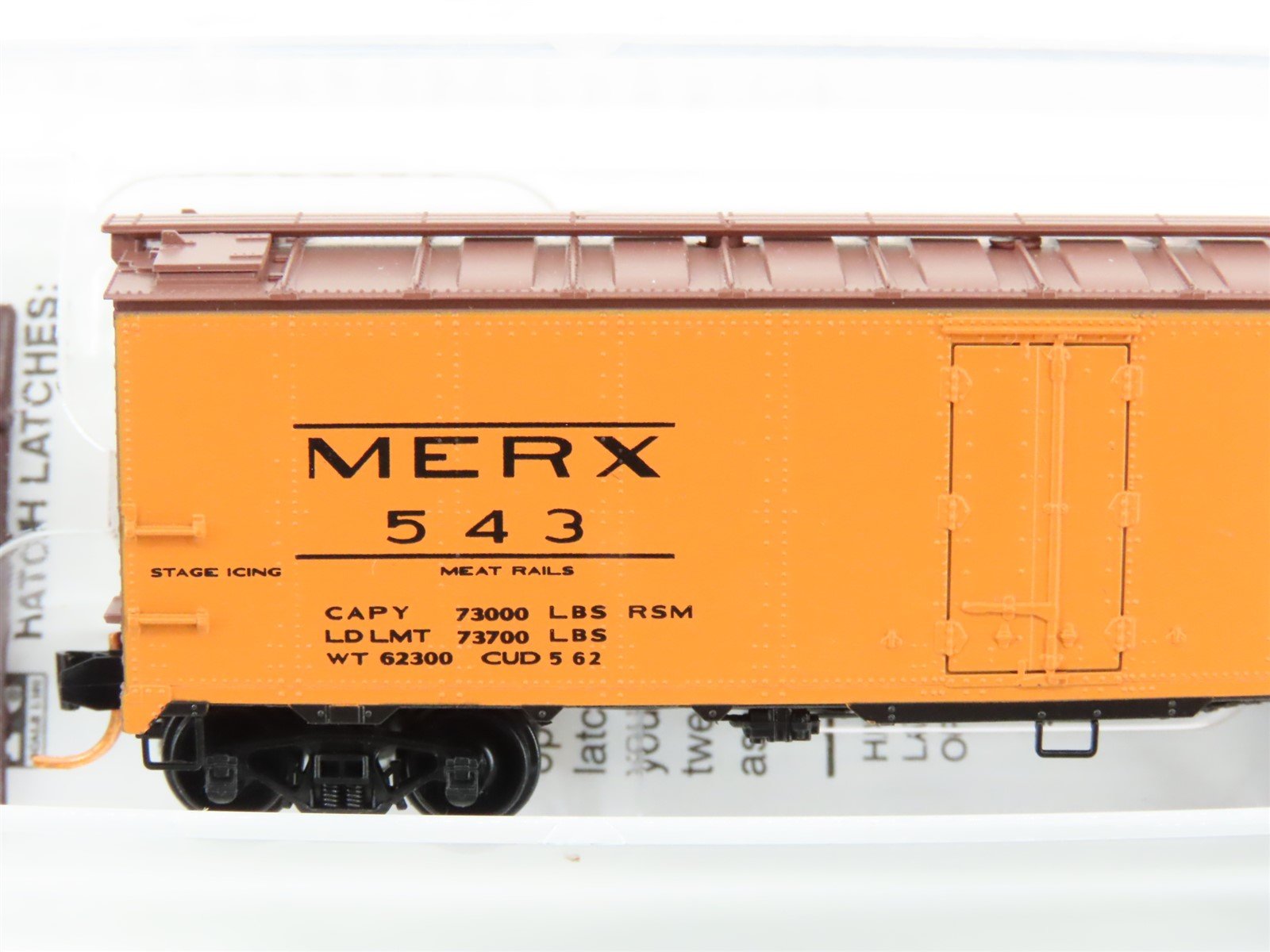 N Scale Micro-Trains MTL 05900162 MERX National Packing Company 40' Reefer #543