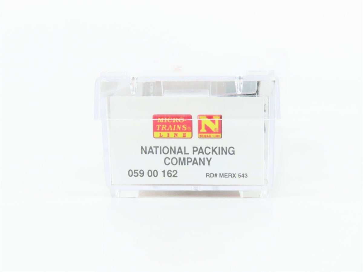 N Scale Micro-Trains MTL 05900162 MERX National Packing Company 40&#39; Reefer #543