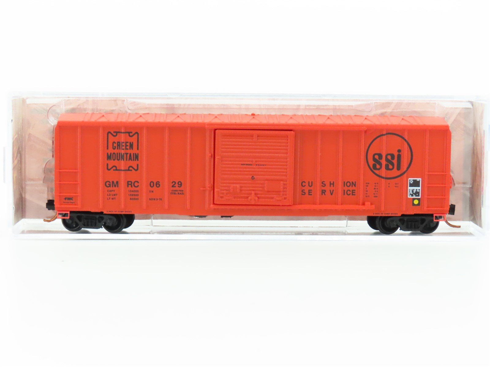 N Scale Micro-Trains MTL 02500960 GMRC Green Mountain 50' Rib Side Boxcar #0629