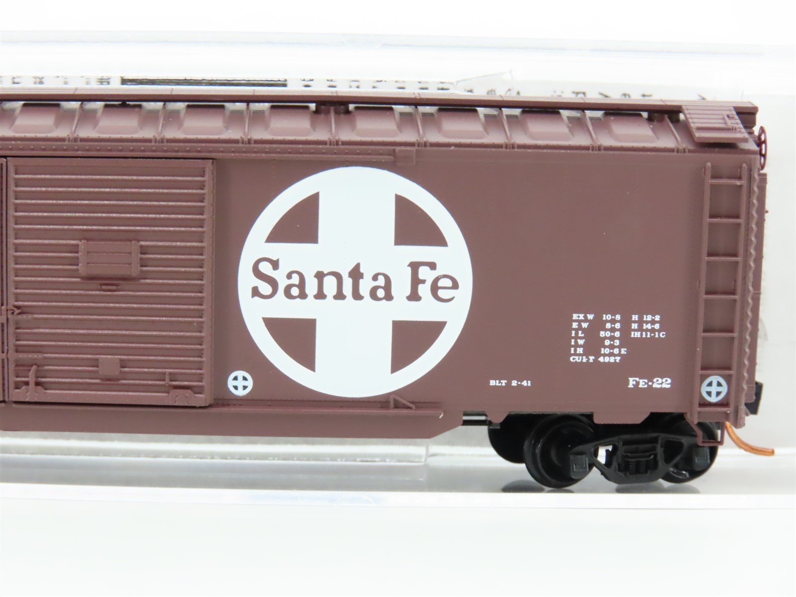 N Scale Micro-Trains MTL 07800130 ATSF Santa Fe 50' Auto Boxcar #7153