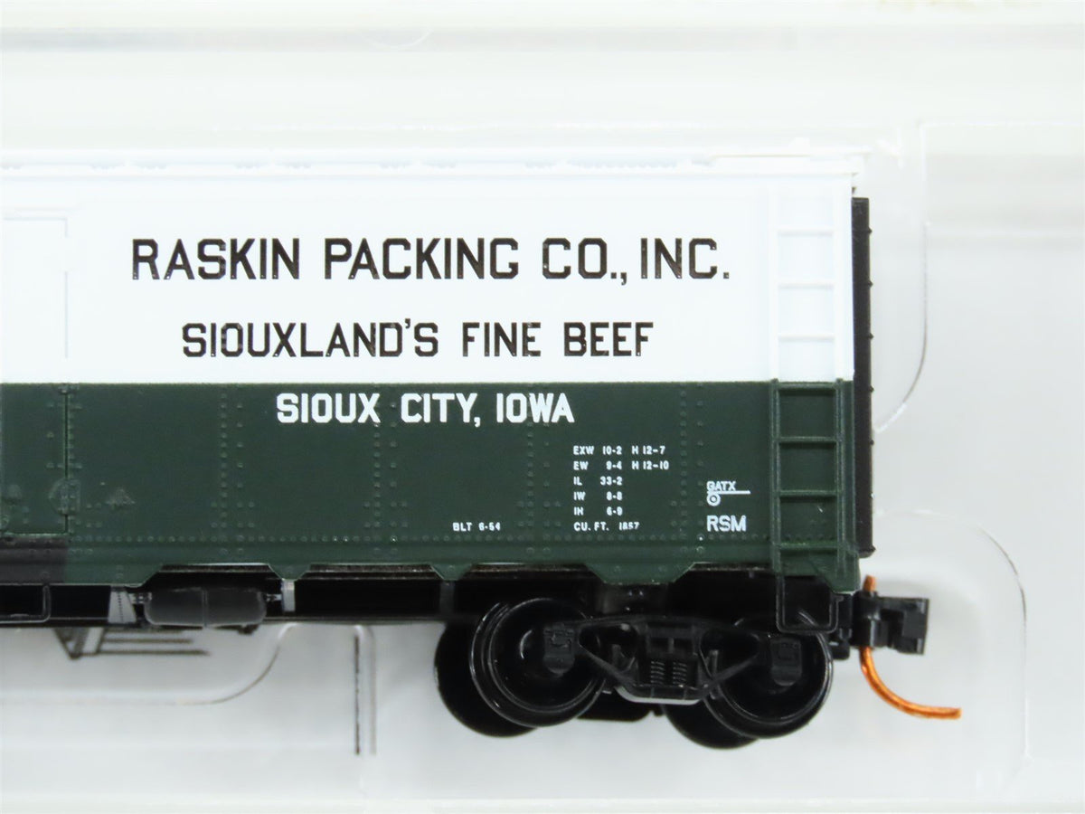 N Scale Micro-Trains MTL 05900170 URTX Raskin Packing 40&#39; Steel Reefer #60769