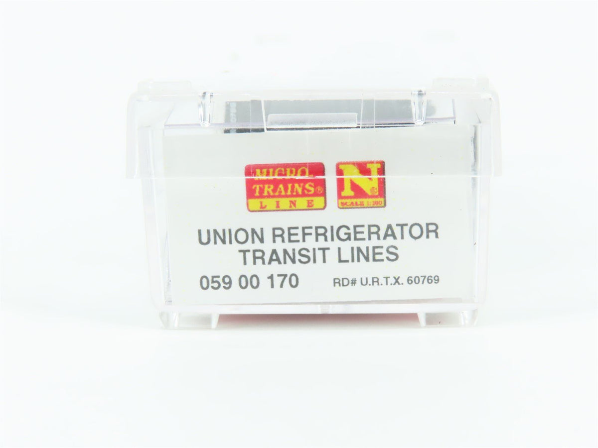 N Scale Micro-Trains MTL 05900170 URTX Raskin Packing 40&#39; Steel Reefer #60769