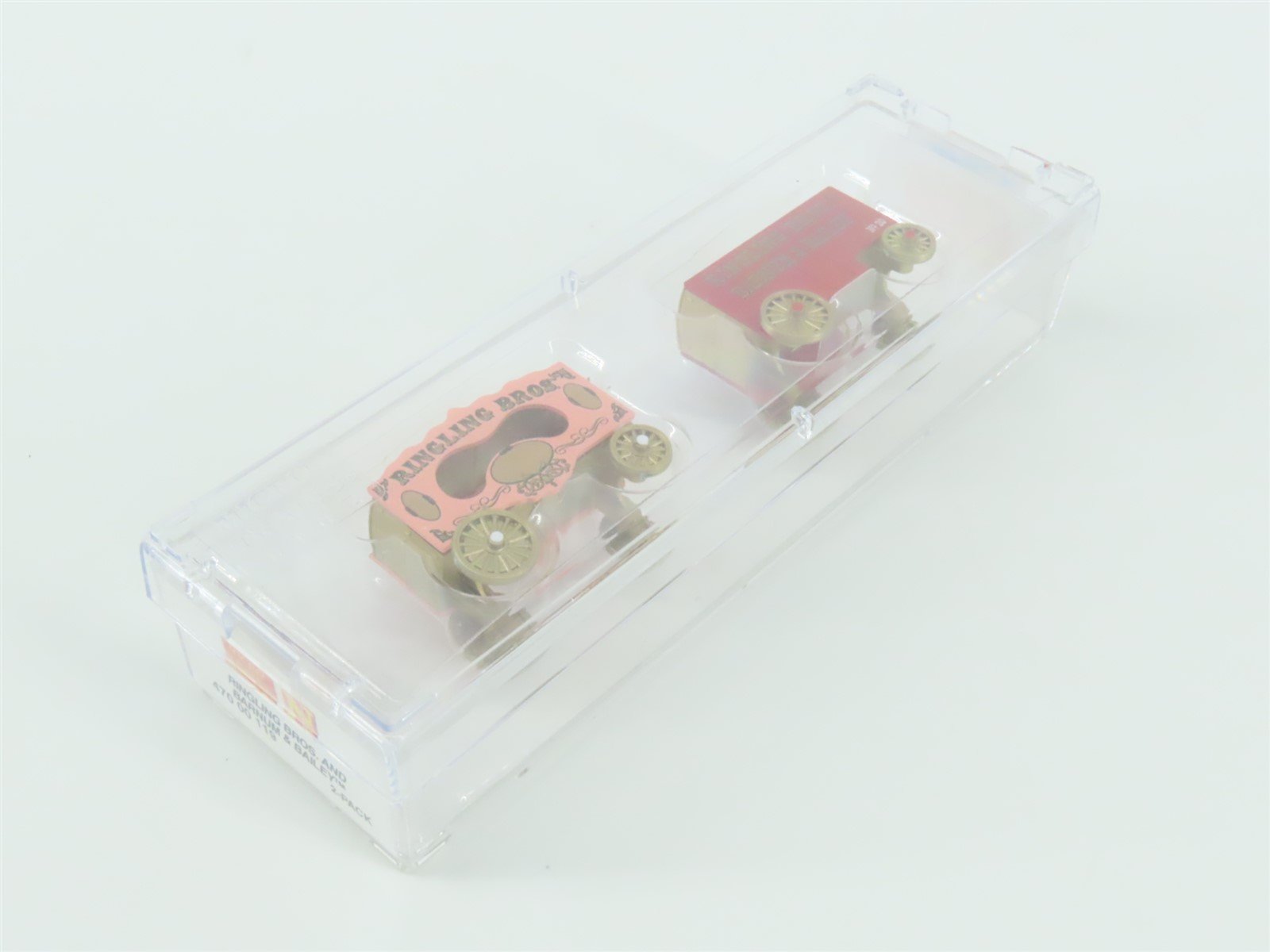 N Micro-Trains MTL 47000119 Ringling Bros Barnum & Bailey Circus Wagon 2-Pack