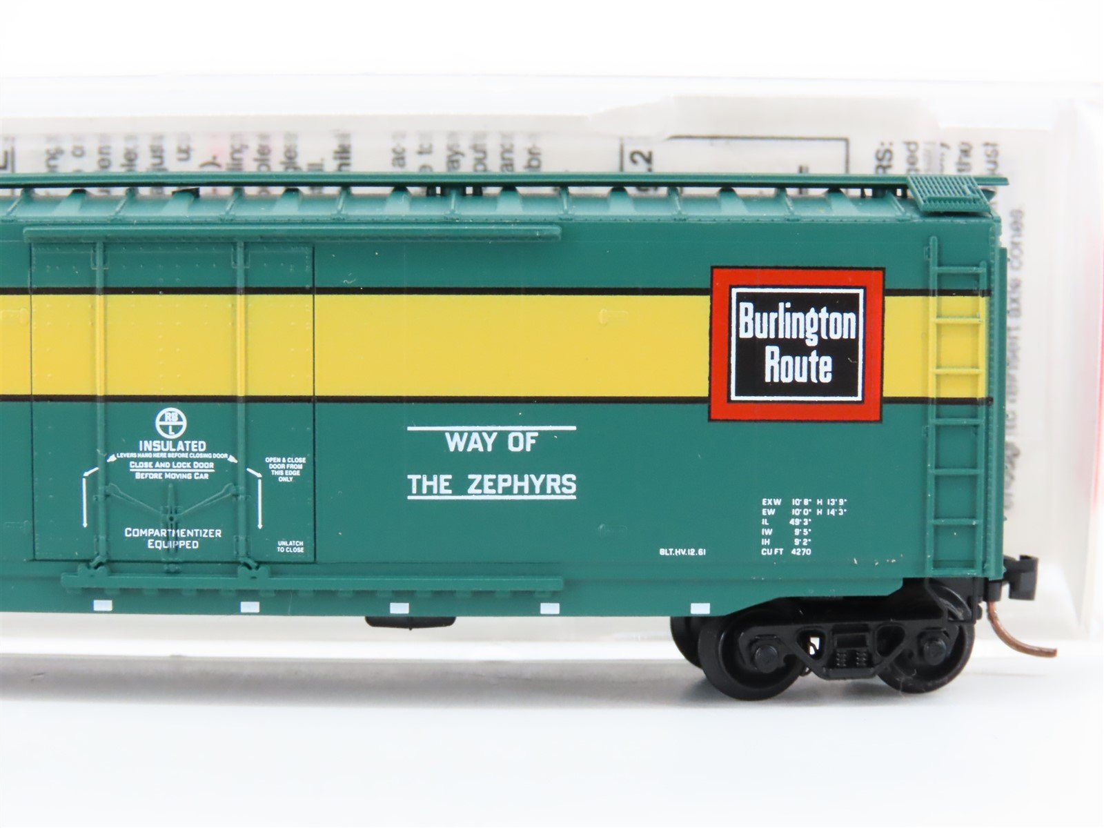 N Scale Micro-Trains MTL 32370 RBBX Burlington 50' Standard Boxcar #79468