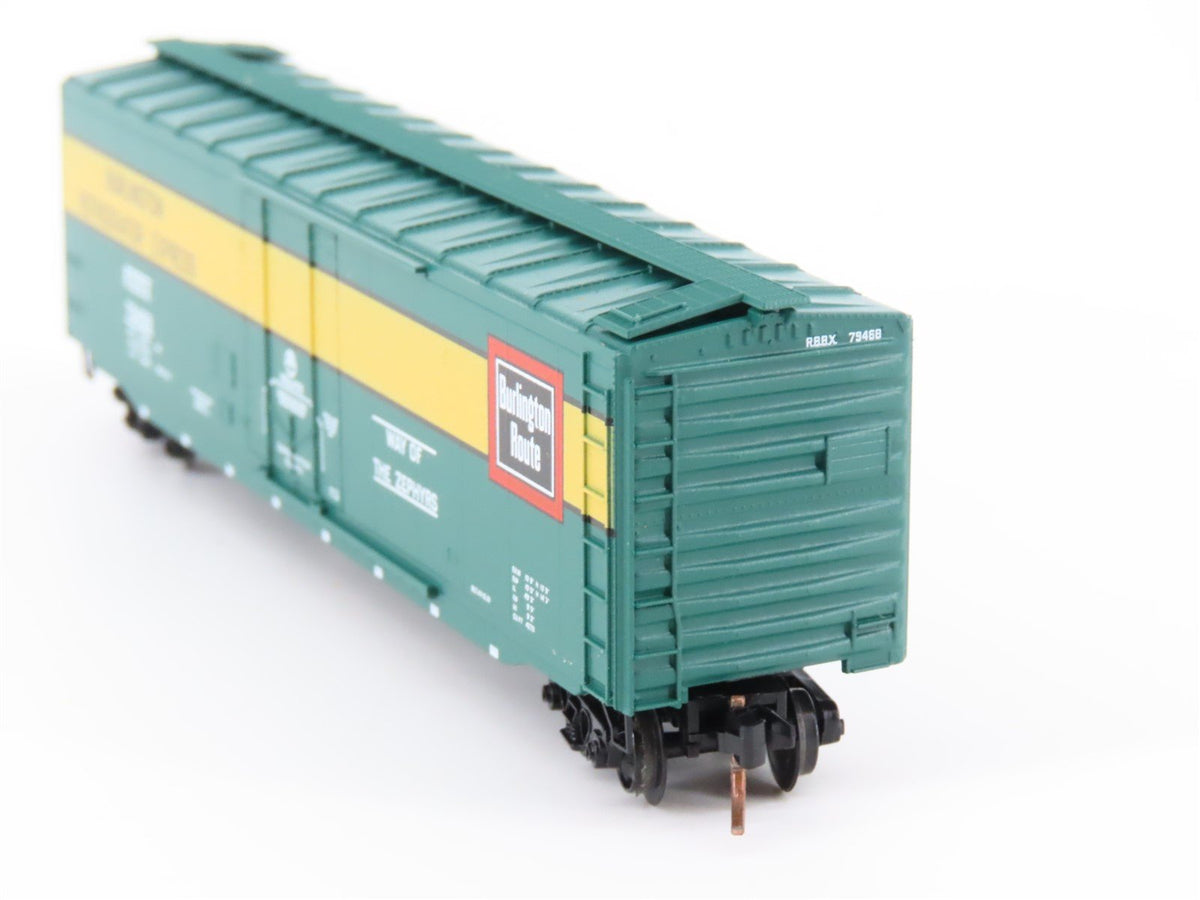 N Scale Micro-Trains MTL 32370 RBBX Burlington 50&#39; Standard Boxcar #79468