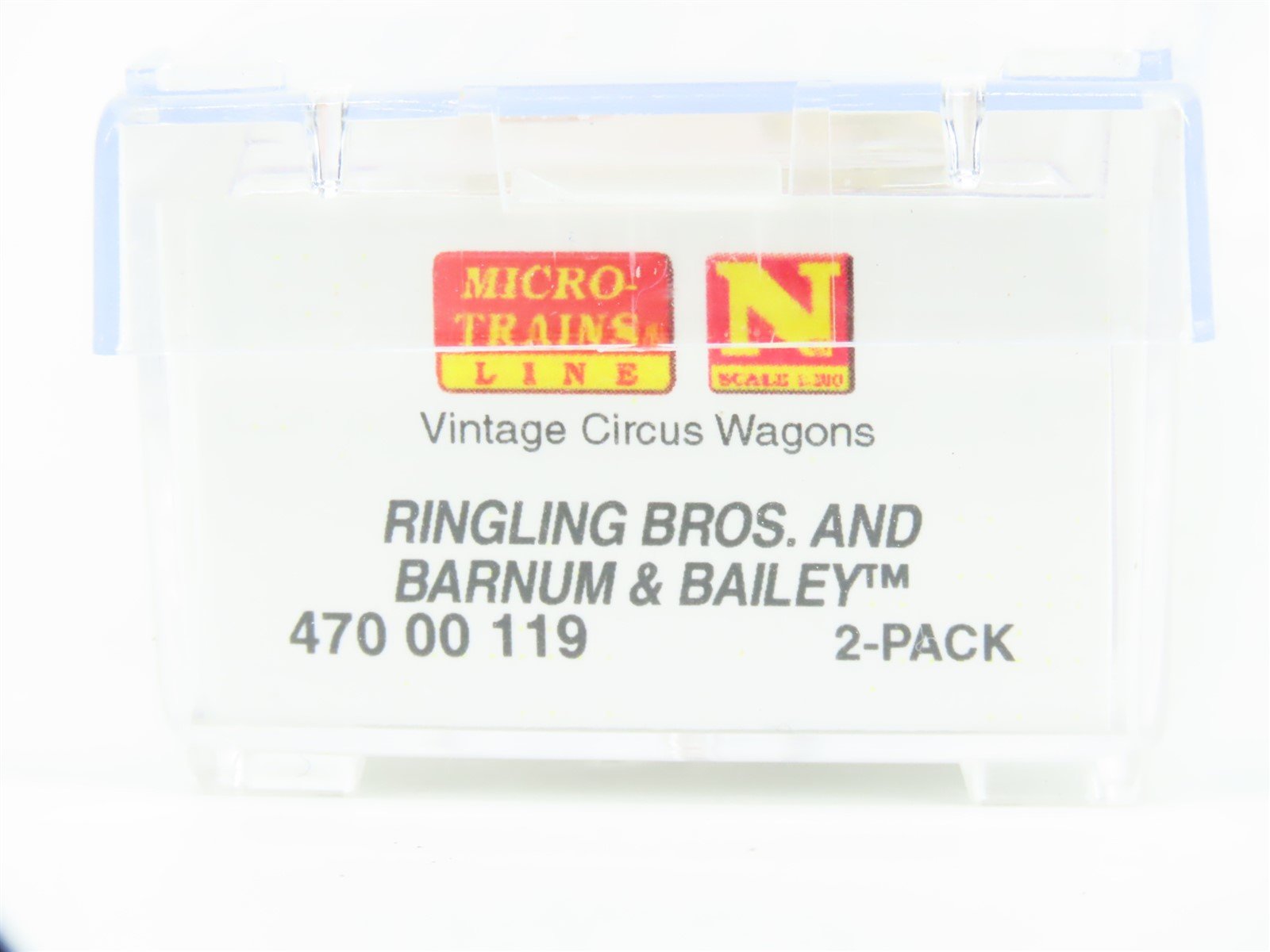 N Micro-Trains MTL 47000119 Ringling Bros Barnum & Bailey Circus Wagon 2-Pack