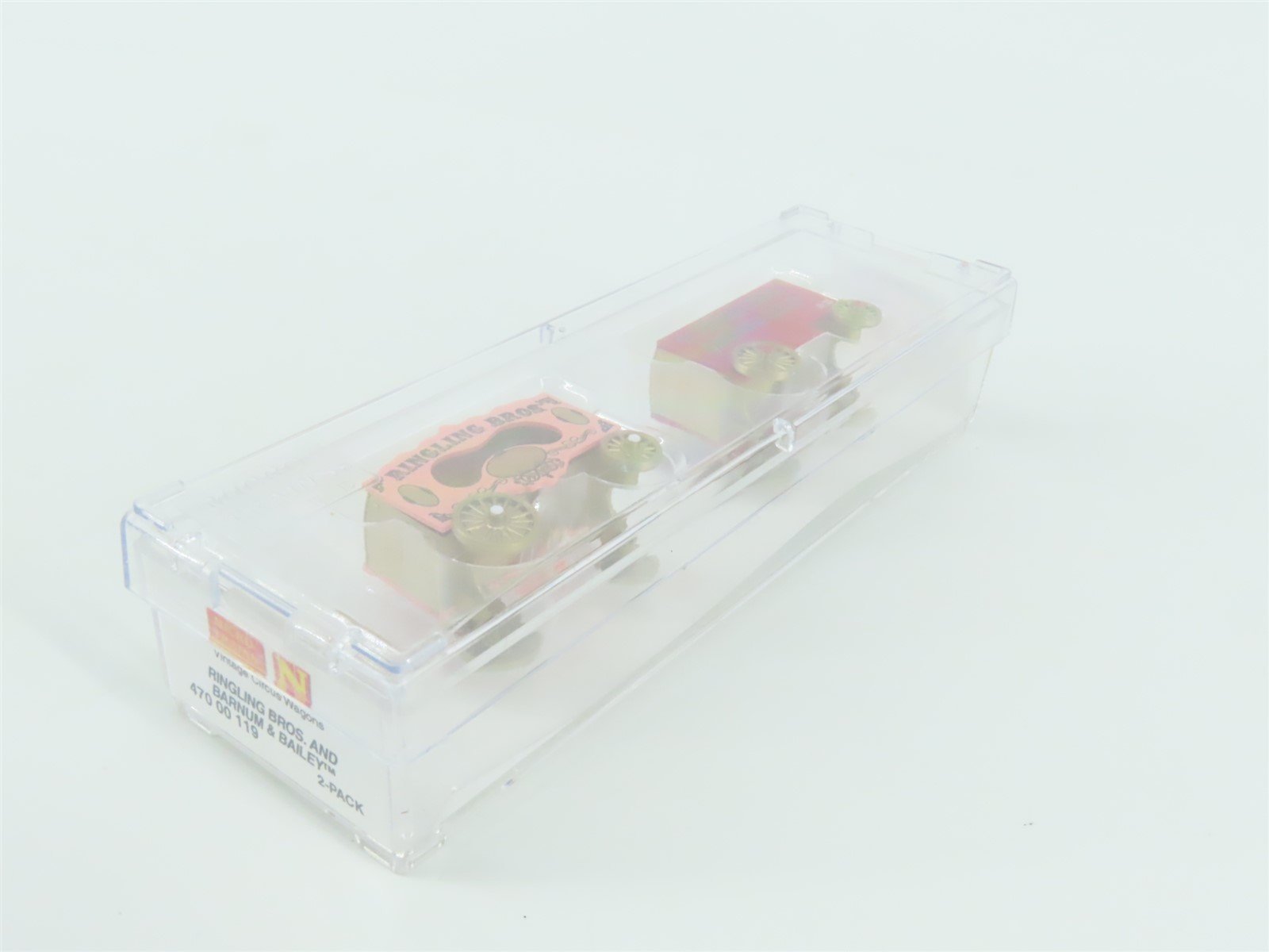 N Micro-Trains MTL 47000119 Ringling Bros Barnum & Bailey Circus Wagon 2-Pack