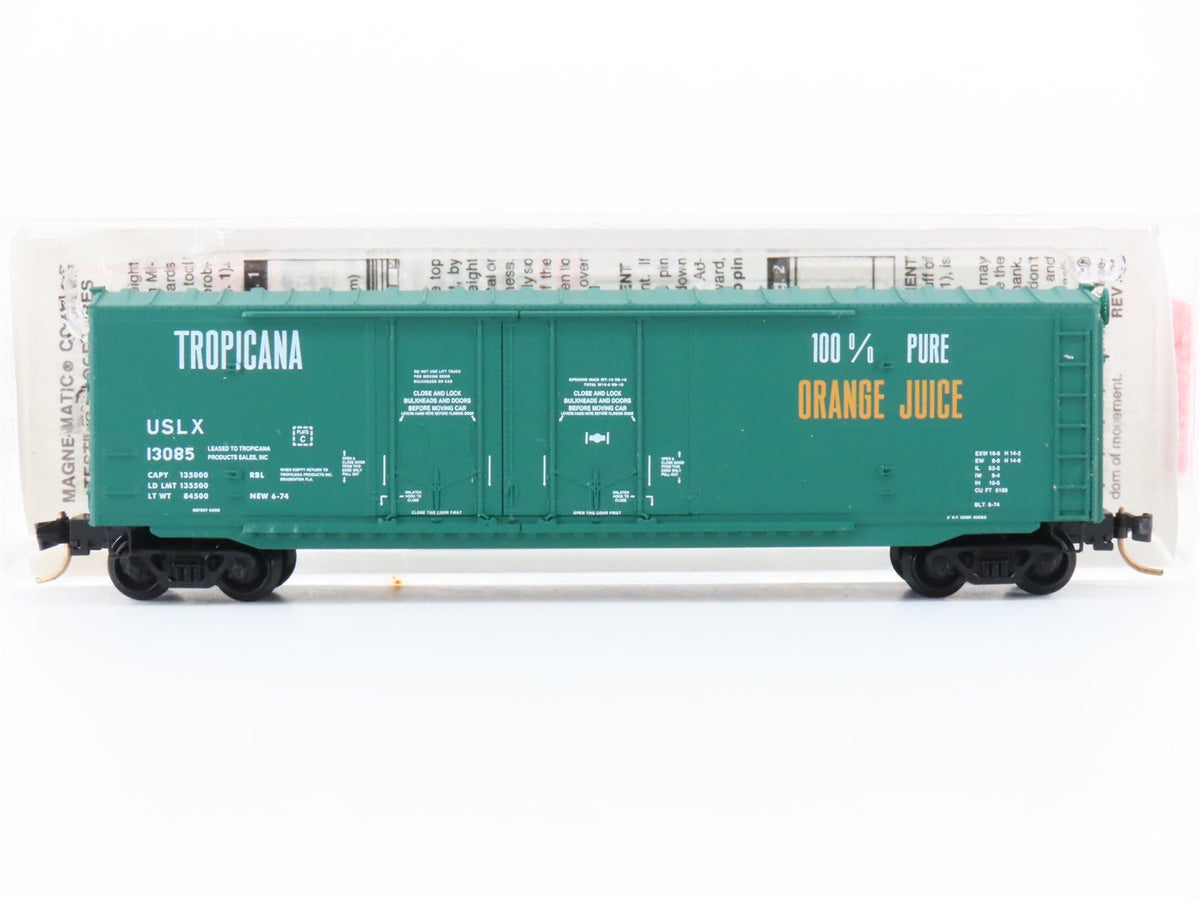 N Scale Micro-Trains MTL 75040 USLX Tropicana 50&#39; Standard Boxcar #13085