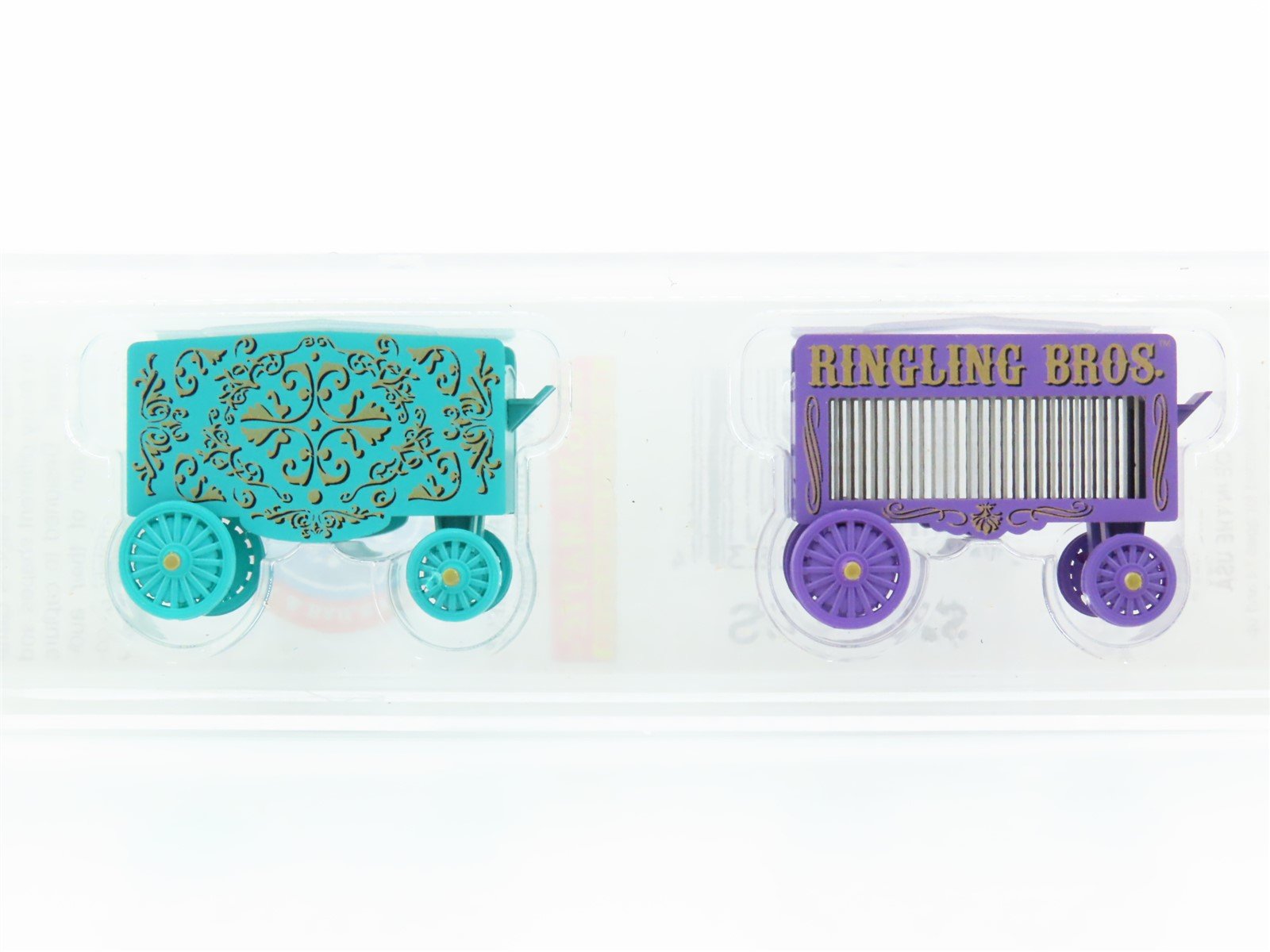 N Micro-Trains MTL 47000069 Ringling Bros Barnum & Bailey Circus Wagon 2-Pack