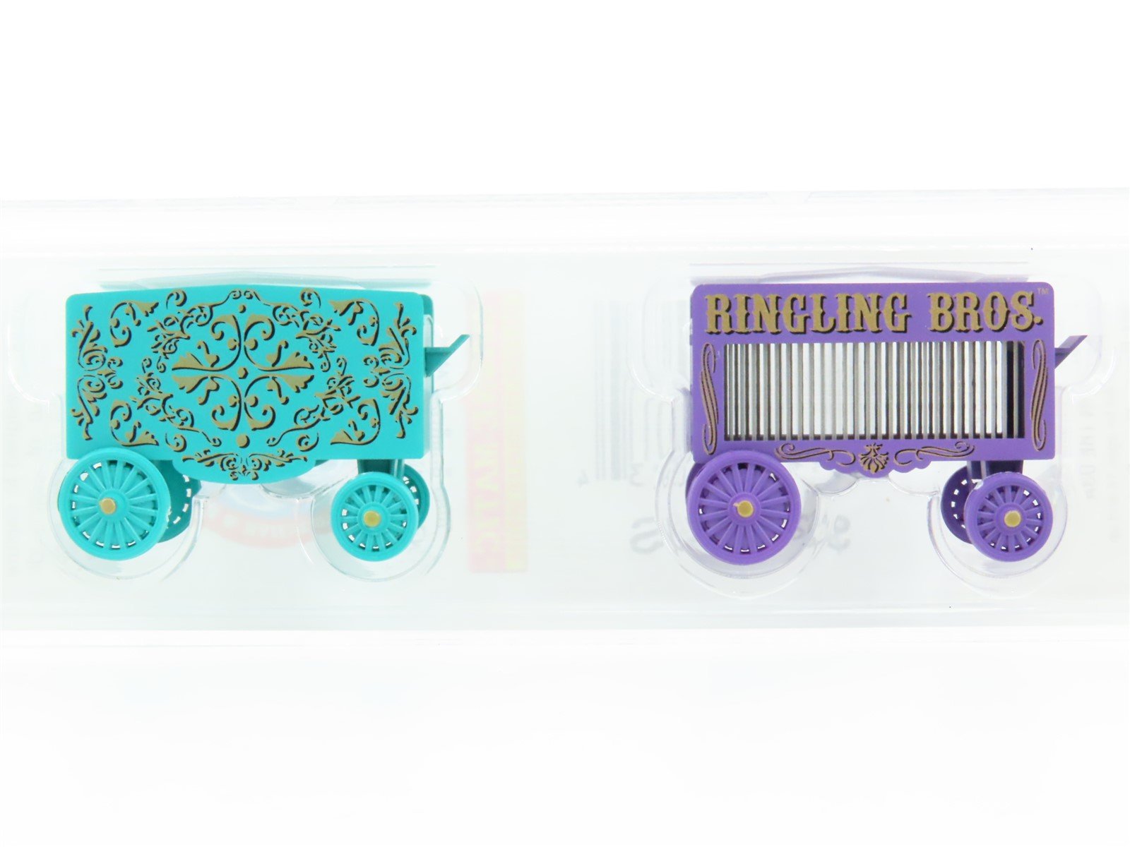 N Micro-Trains MTL 47000069 Ringling Bros Barnum & Bailey Circus Wagon 2-Pack