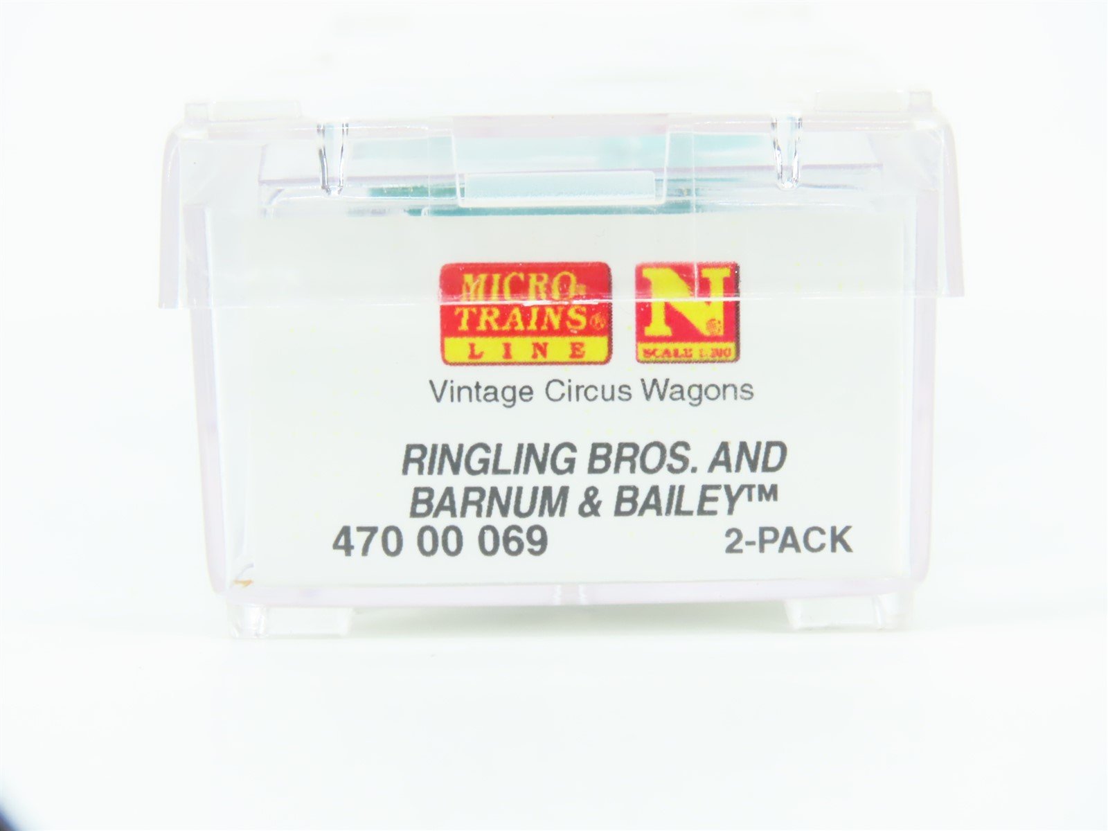 N Micro-Trains MTL 47000069 Ringling Bros Barnum & Bailey Circus Wagon 2-Pack