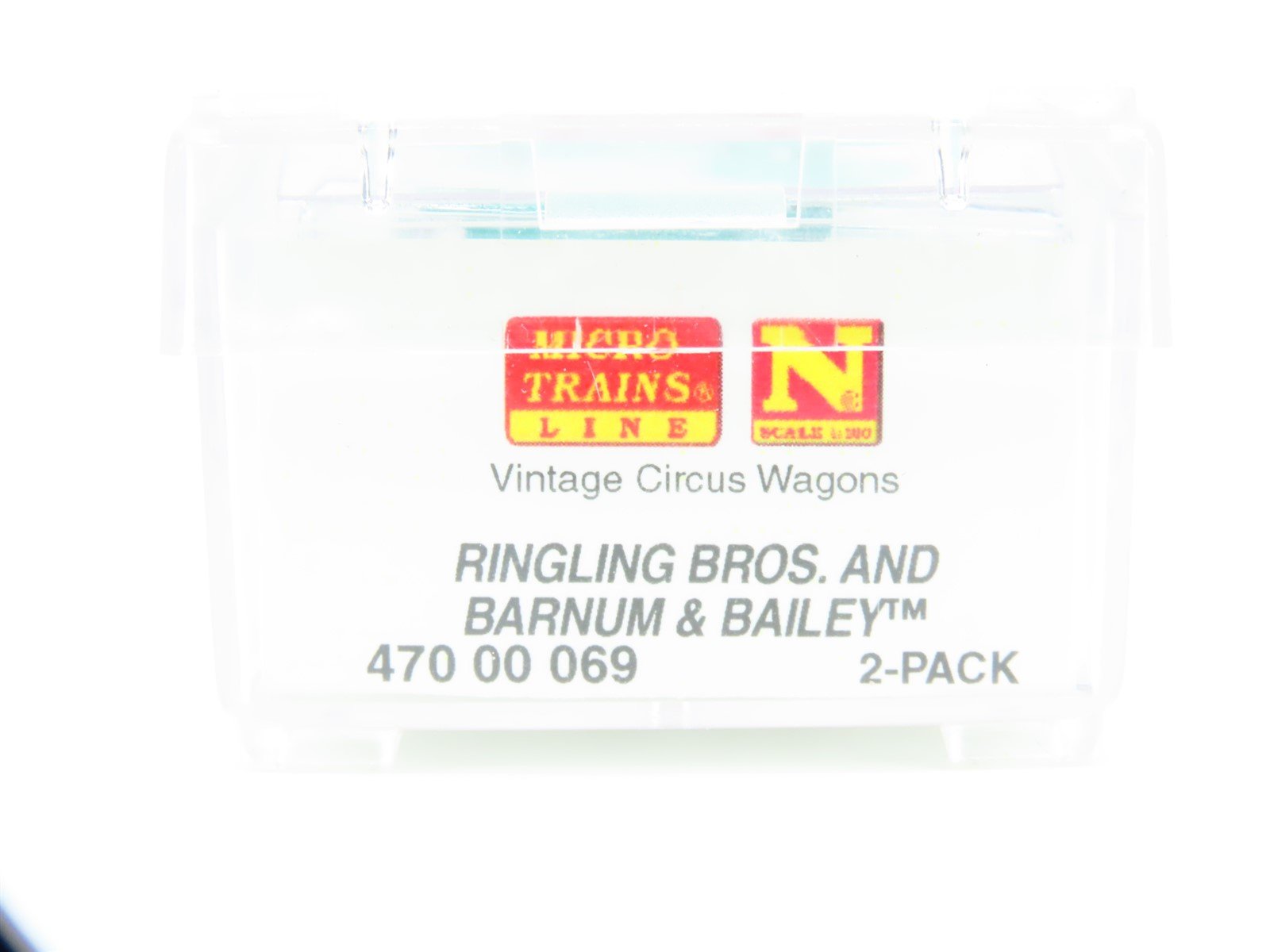 N Micro-Trains MTL 47000069 Ringling Bros Barnum & Bailey Circus Wagon 2-Pack