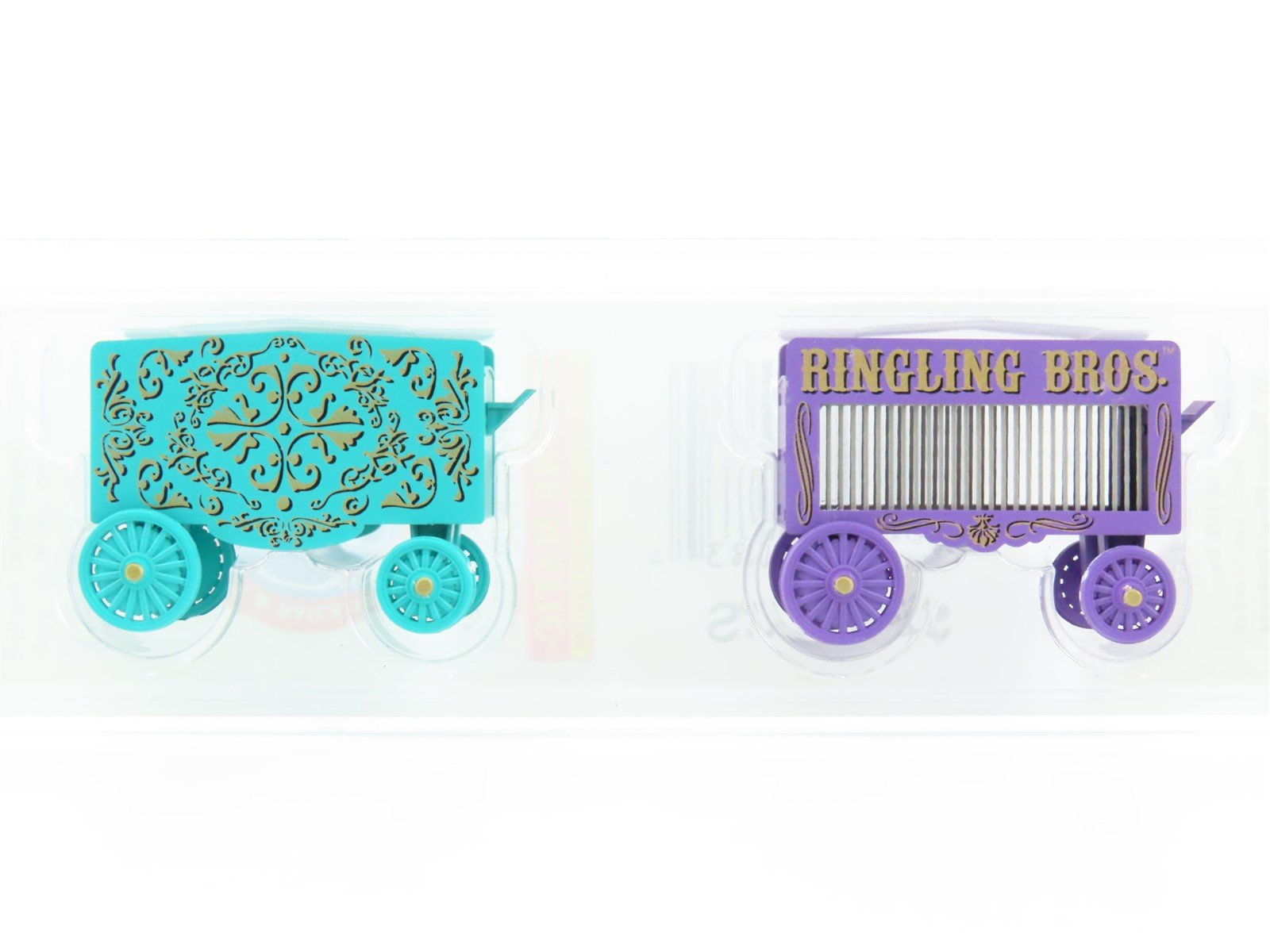 N Micro-Trains MTL 47000069 Ringling Bros Barnum & Bailey Circus Wagon 2-Pack