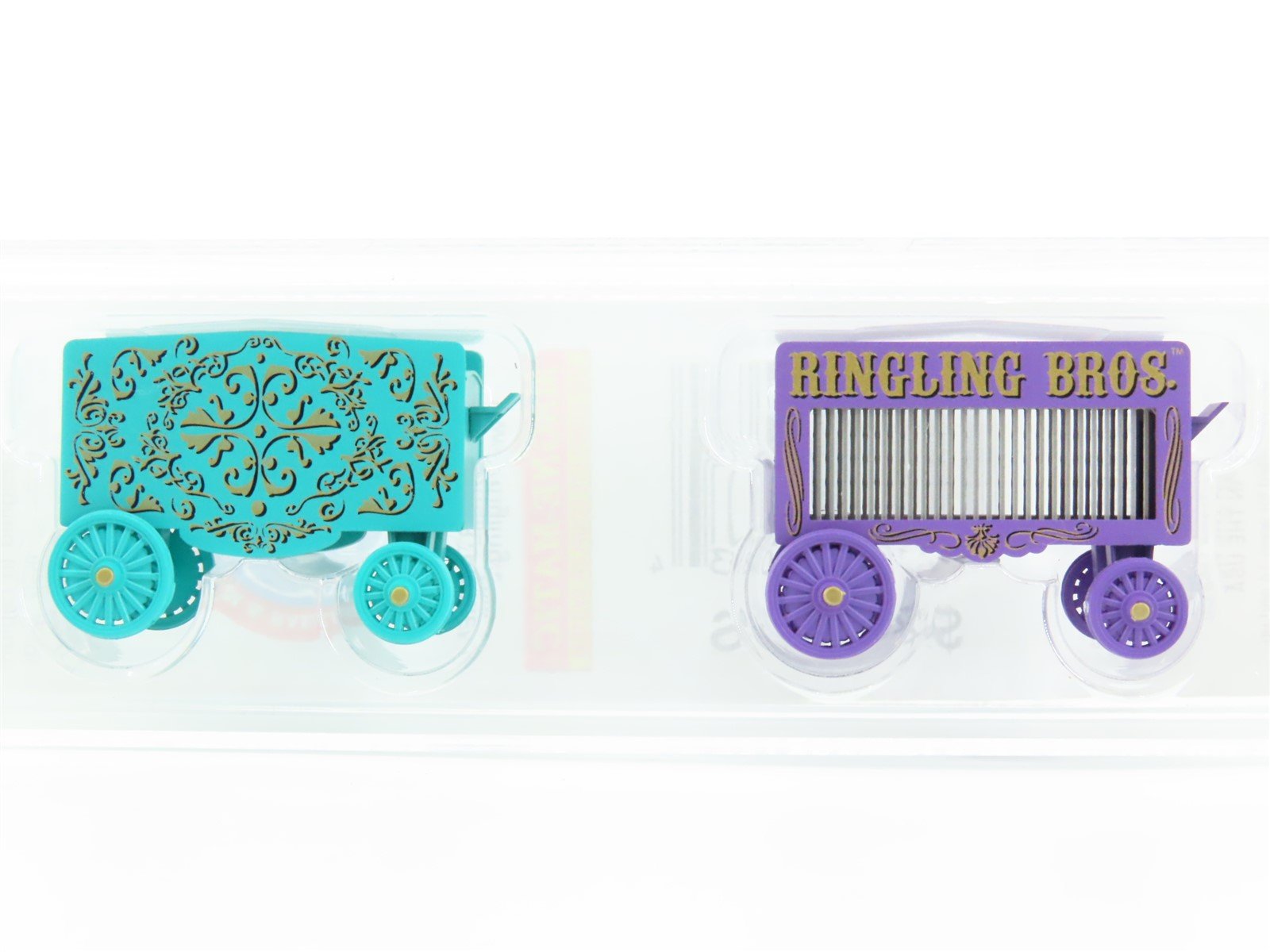 N Micro-Trains MTL 47000069 Ringling Bros Barnum & Bailey Circus Wagon 2-Pack