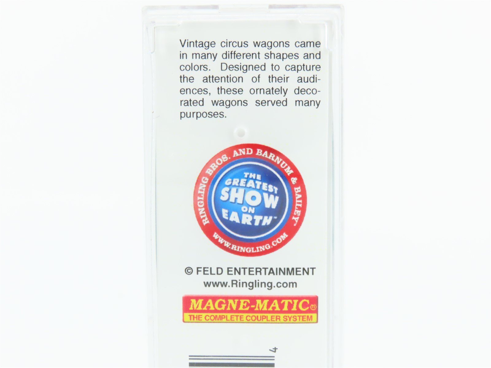N Micro-Trains MTL 47000069 Ringling Bros Barnum & Bailey Circus Wagon 2-Pack