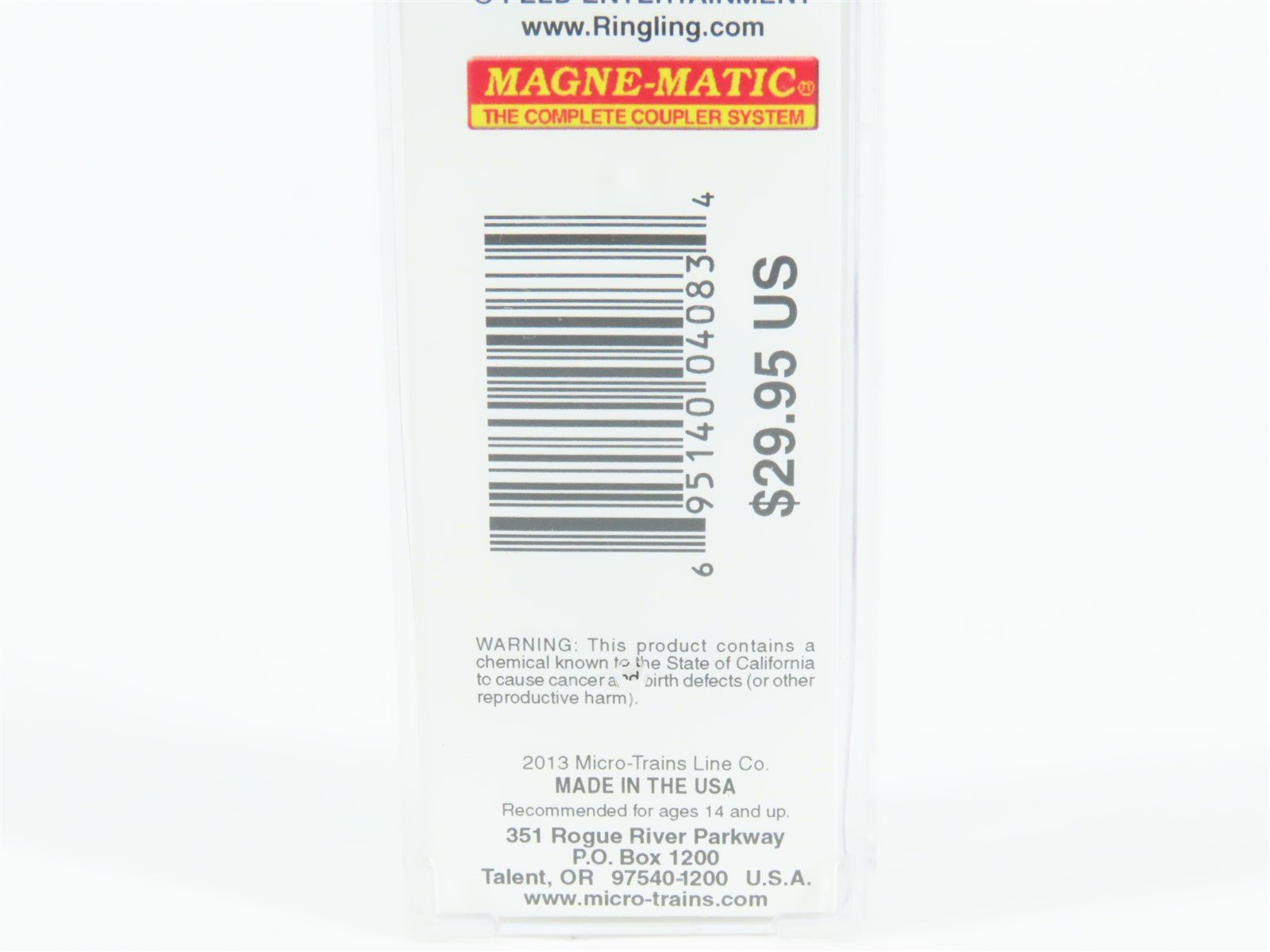 N Micro-Trains MTL 47000069 Ringling Bros Barnum & Bailey Circus Wagon 2-Pack