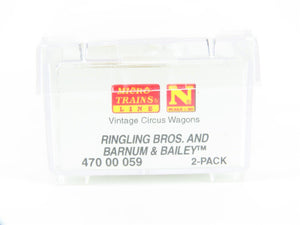 N Micro-Trains MTL 47000059 Ringling Bros Barnum & Bailey Circus Wagon 2-Pack