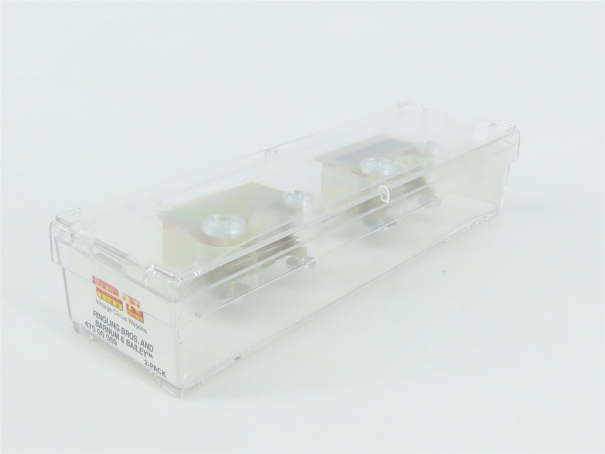 N Micro-Trains MTL 47000059 Ringling Bros Barnum &amp; Bailey Circus Wagon 2-Pack