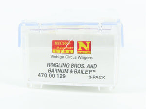 N Micro-Trains MTL 47000129 Ringling Bros Barnum & Bailey Circus Wagon 2-Pack