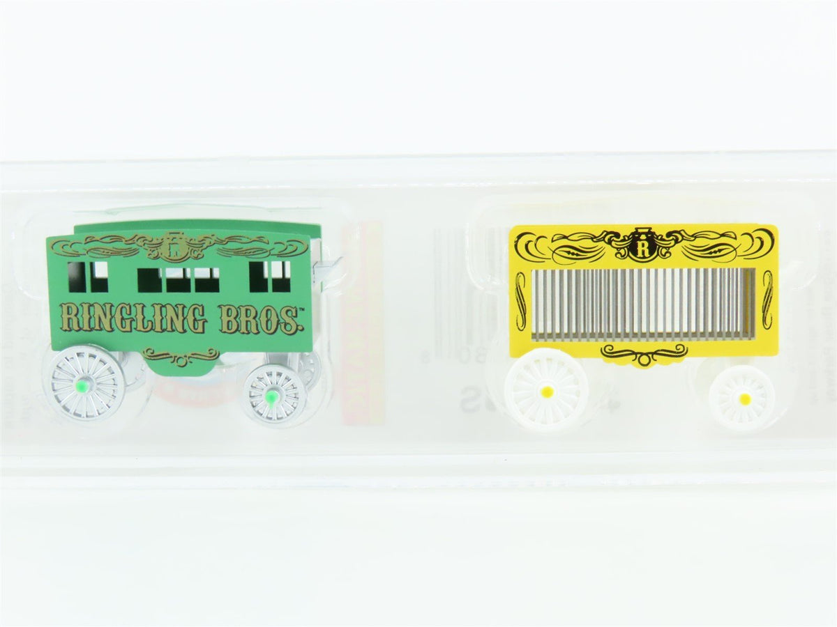 N Micro-Trains MTL 47000129 Ringling Bros Barnum &amp; Bailey Circus Wagon 2-Pack