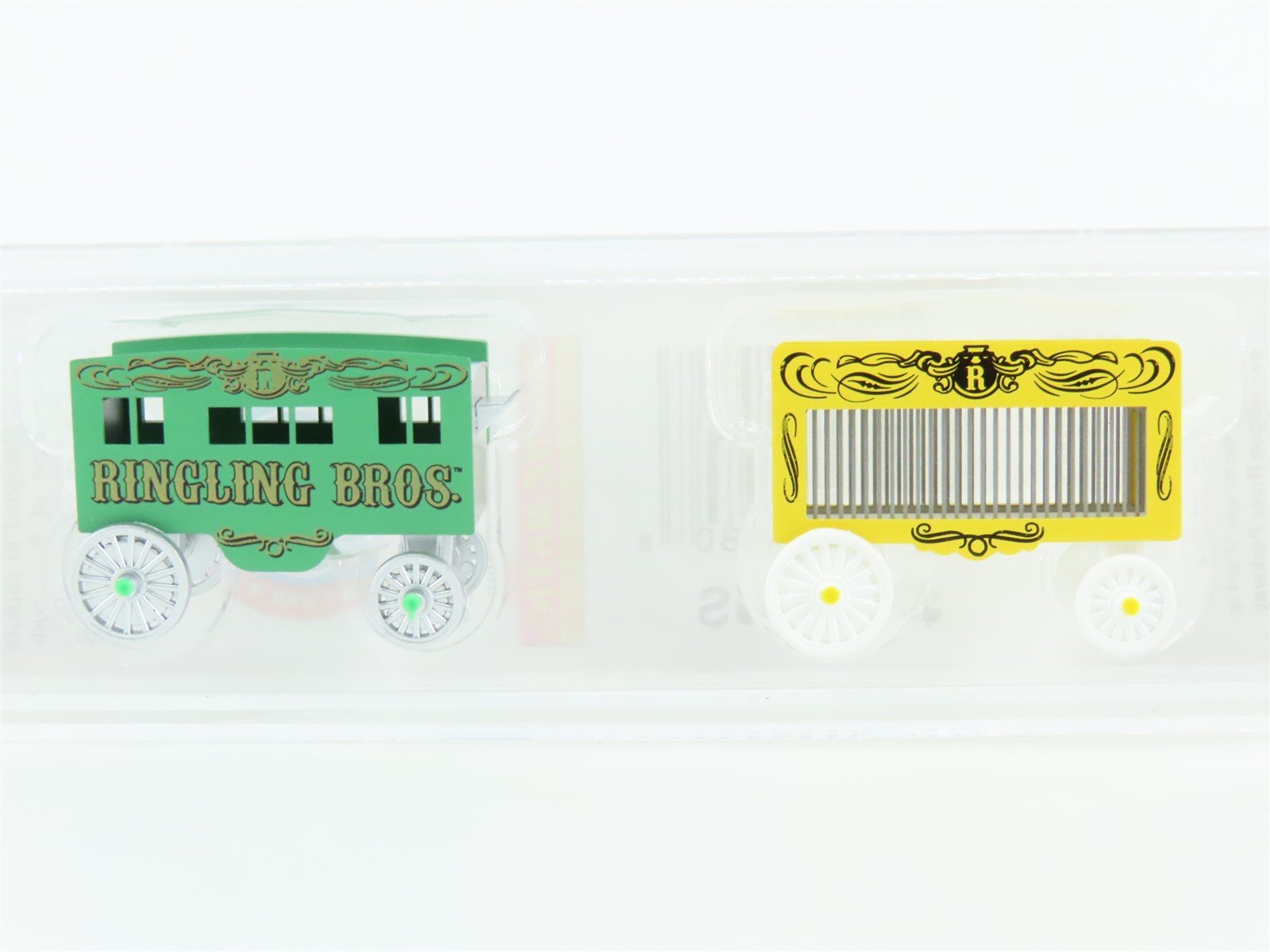 N Micro-Trains MTL 47000129 Ringling Bros Barnum & Bailey Circus Wagon 2-Pack