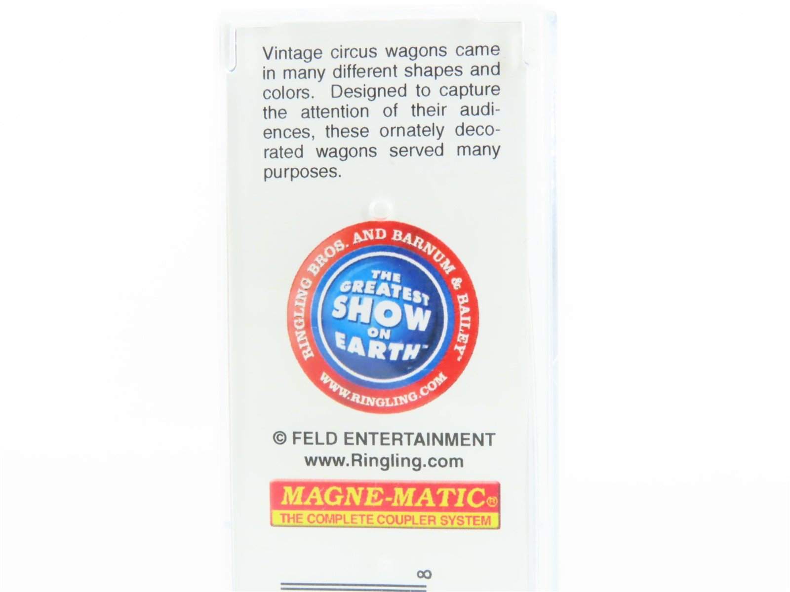 N Micro-Trains MTL 47000129 Ringling Bros Barnum & Bailey Circus Wagon 2-Pack